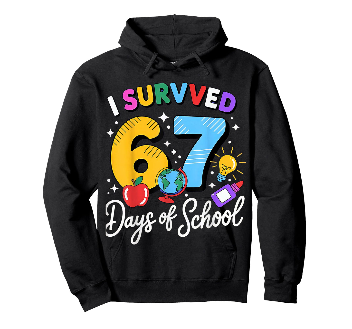 I Survived 67 Days of School Meme Teacher Student T-Shirt