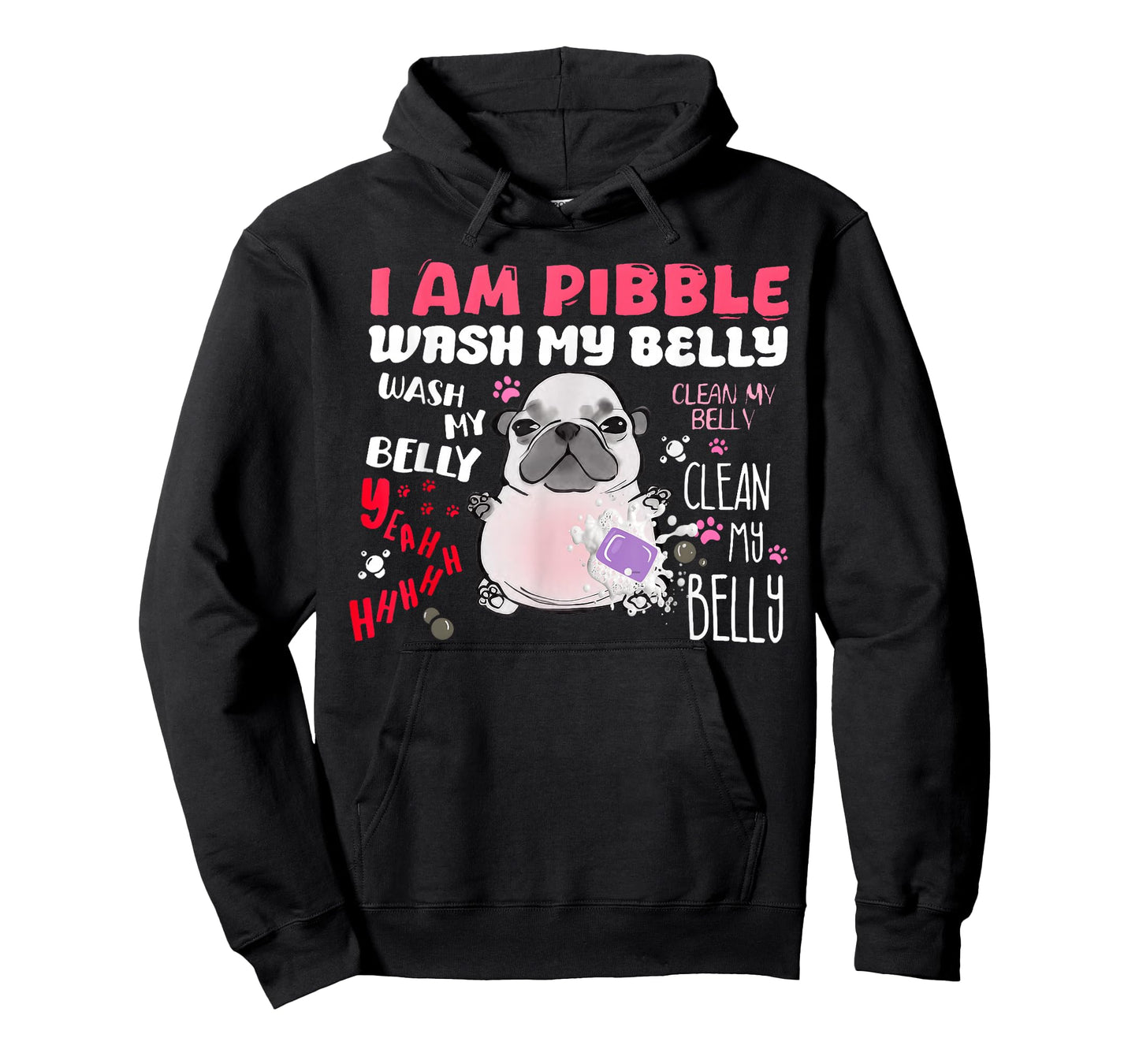 I Am Pibble Wash My Belly Funny Dog Meme T-Shirt