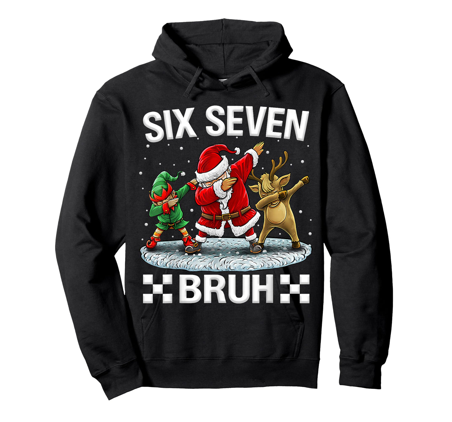 Six Seven Meme Christmas 67 Santa Dabbing Xmas Men Women Kid T-Shirt