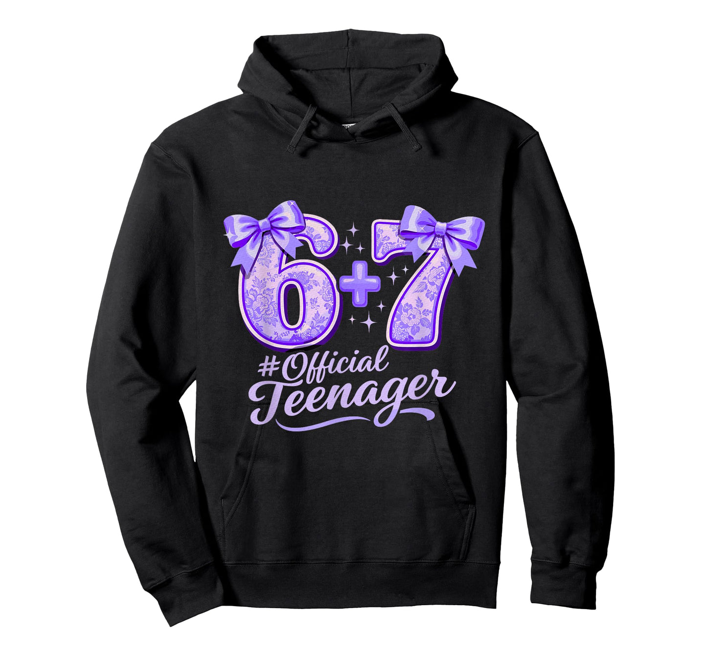 Official Teenager 13 Years 13th Birthday Girls Six Seven T-Shirt
