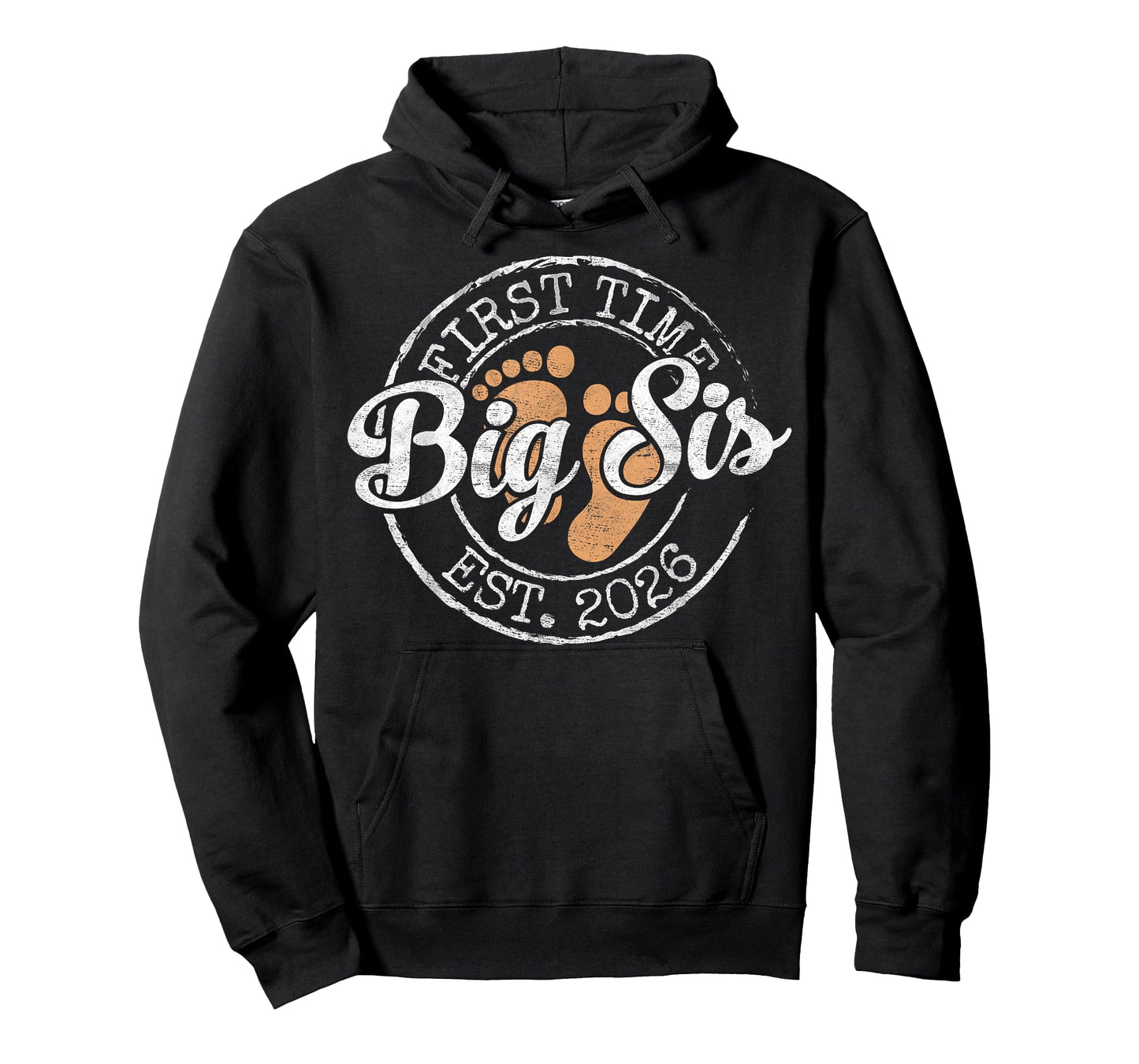 First Time Big Sis Est 2026 Stamp Soon Promoted to Sister T-Shirt