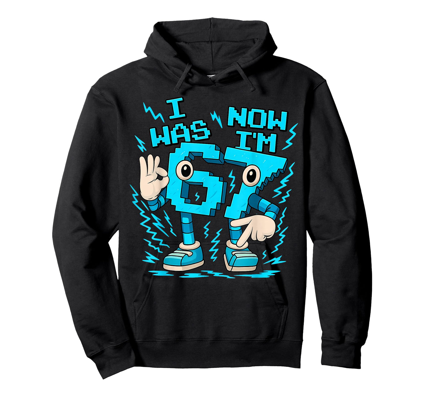 I was 6 Now I'm 7 67 Seven Year Old Birthday Girls Boys T-Shirt