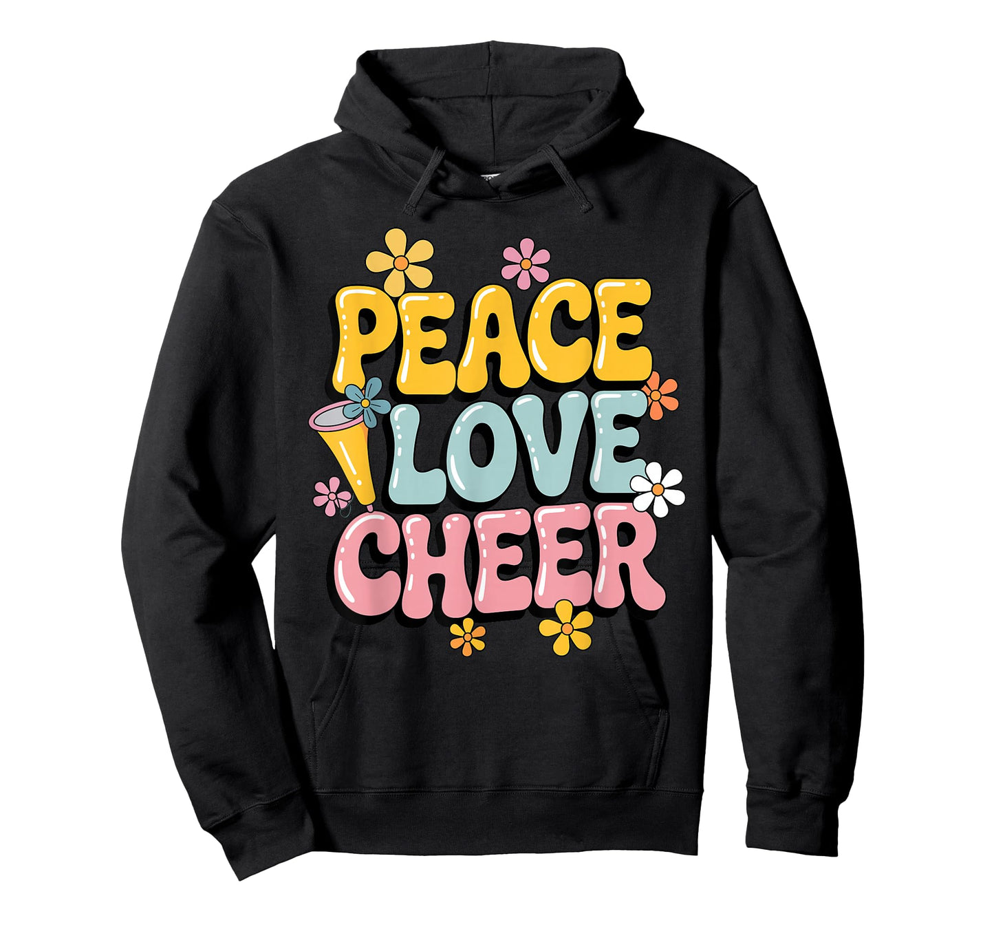 Funny Cheerleading Art for Men Women Kids Cheerleader Cheer T-Shirt