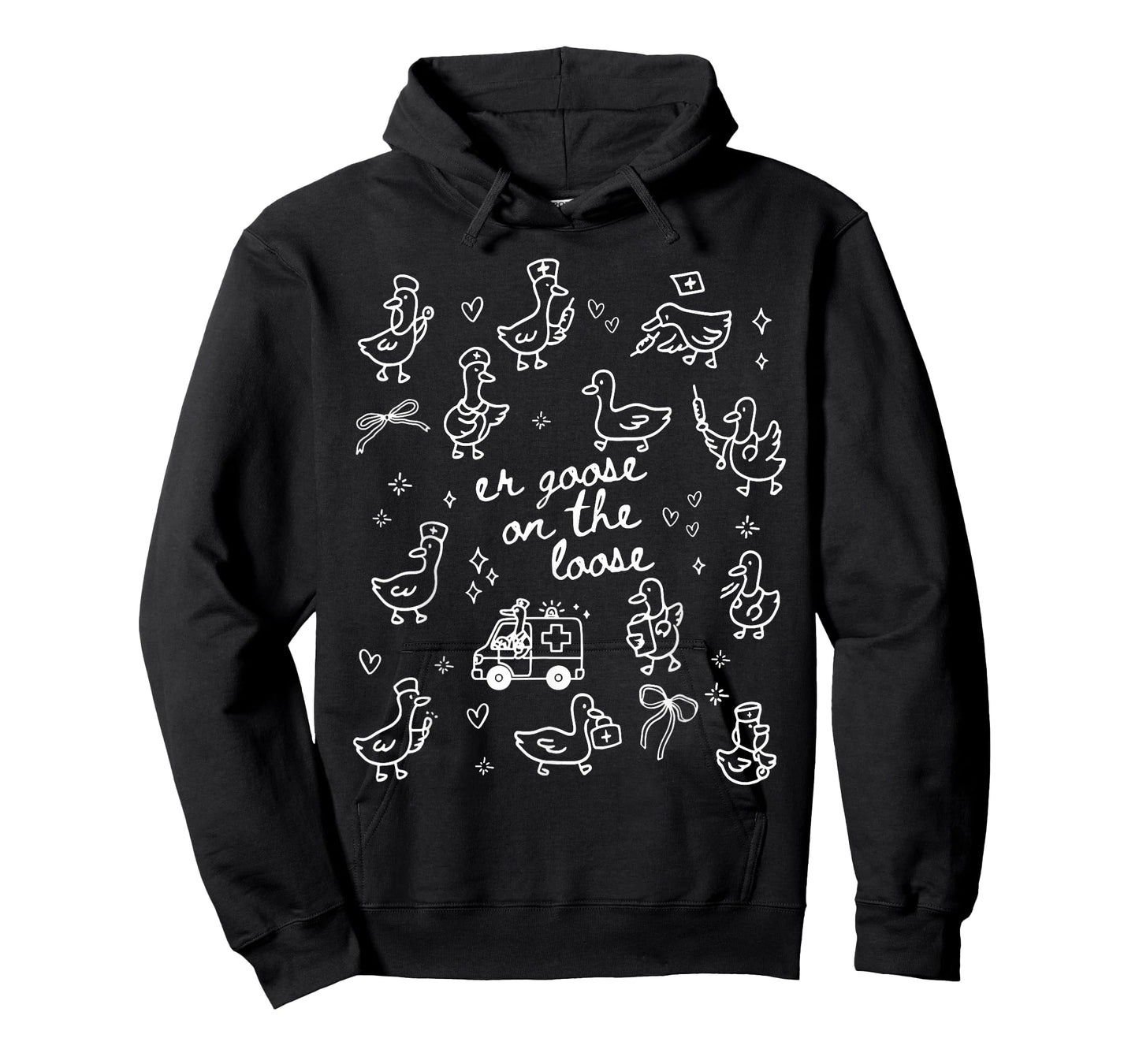 ER Goose On The Loose Emergency Department Emergency Room T-Shirt
