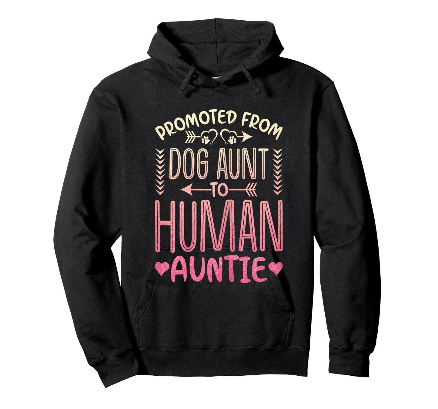 Promoted from Dog Aunt to Human Auntie Dog Lover T-Shirt
