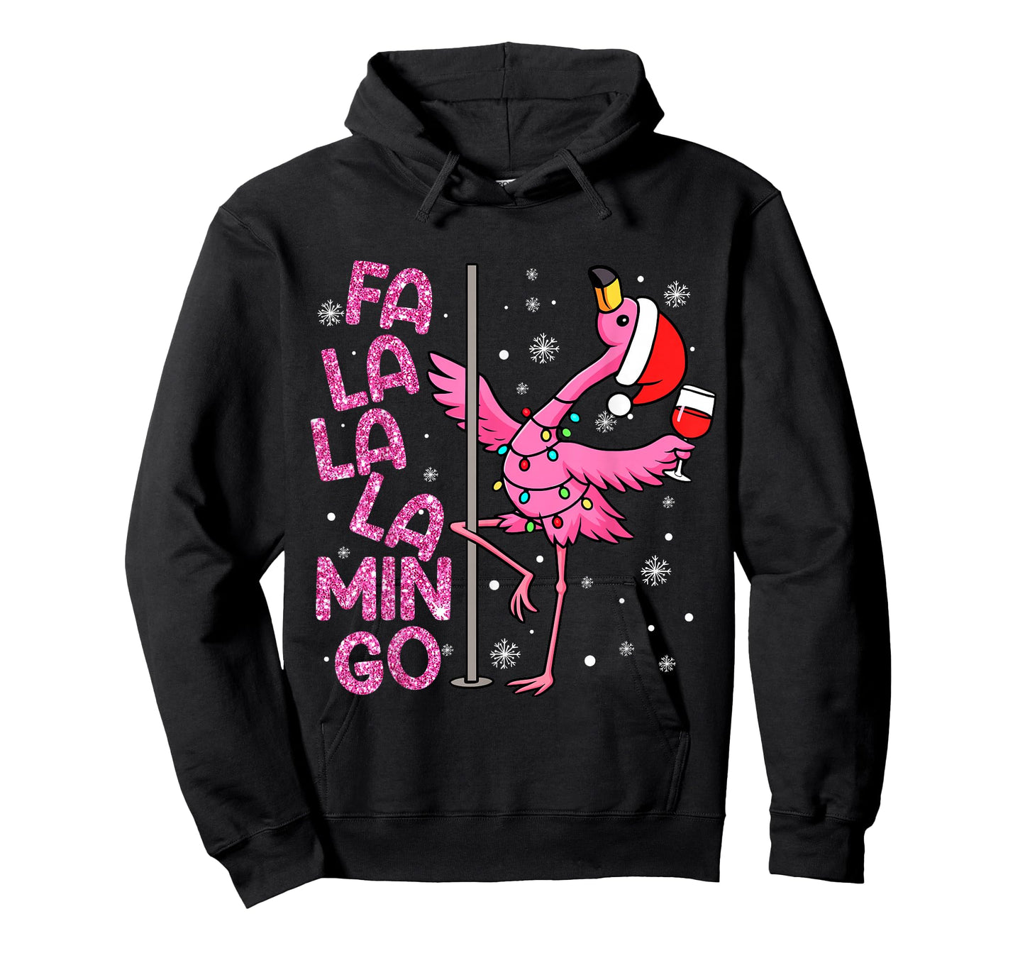 FA La La La Mingo Flamingo Christmas Dancing Party Xmas Pjs T-Shirt