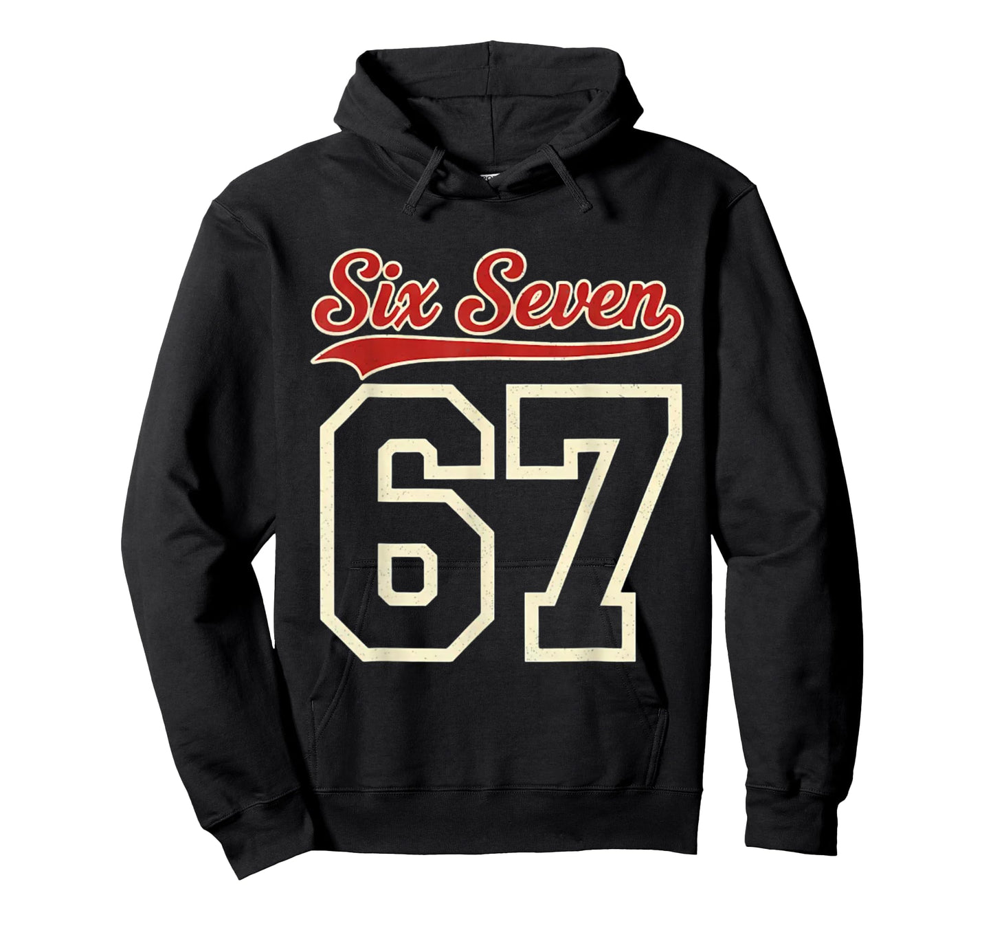 Vintage Six Seven 67 Meme Retro 6 7 Number T-Shirt