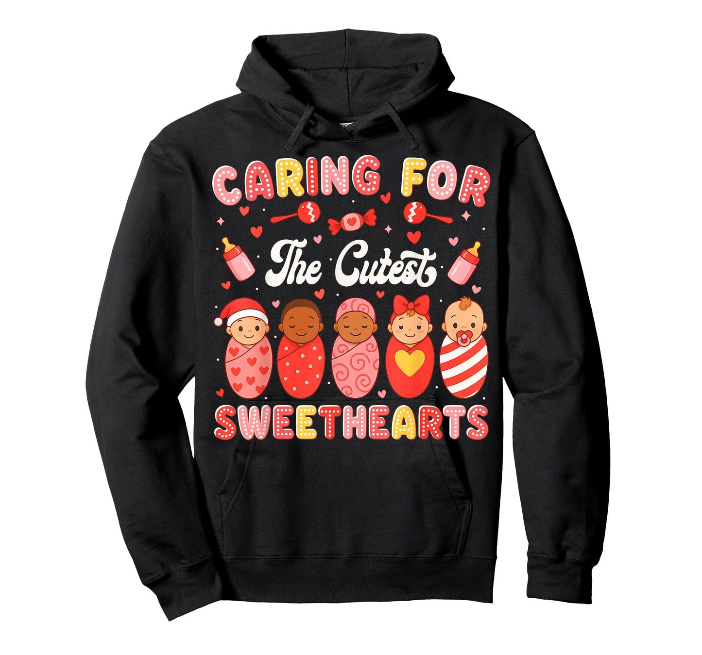 Valentine Caring for The Cutest Sweethearts NICU Nurse T-Shirt