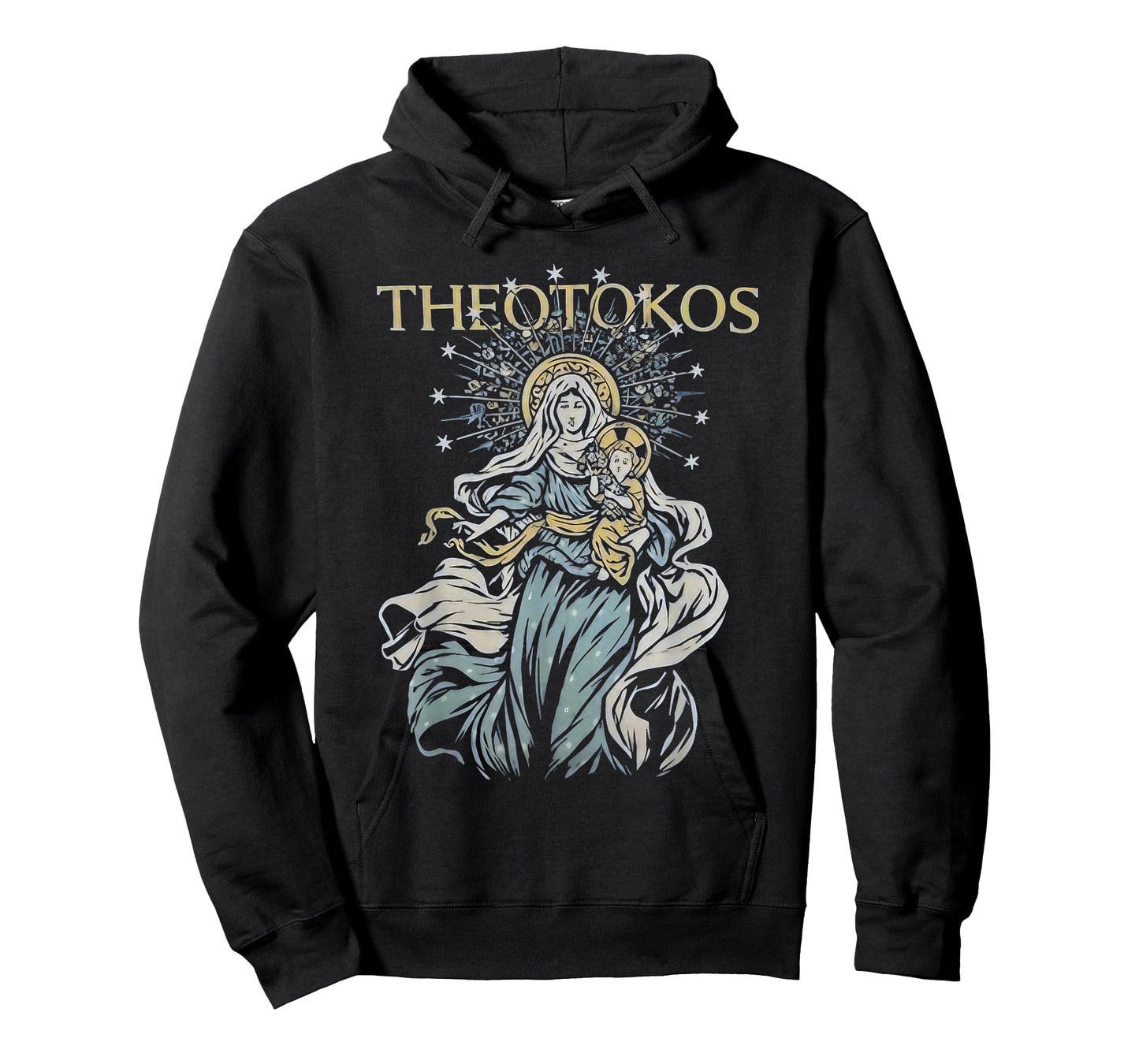 Theotokos Mother of God Devotional Faith Design T-Shirt