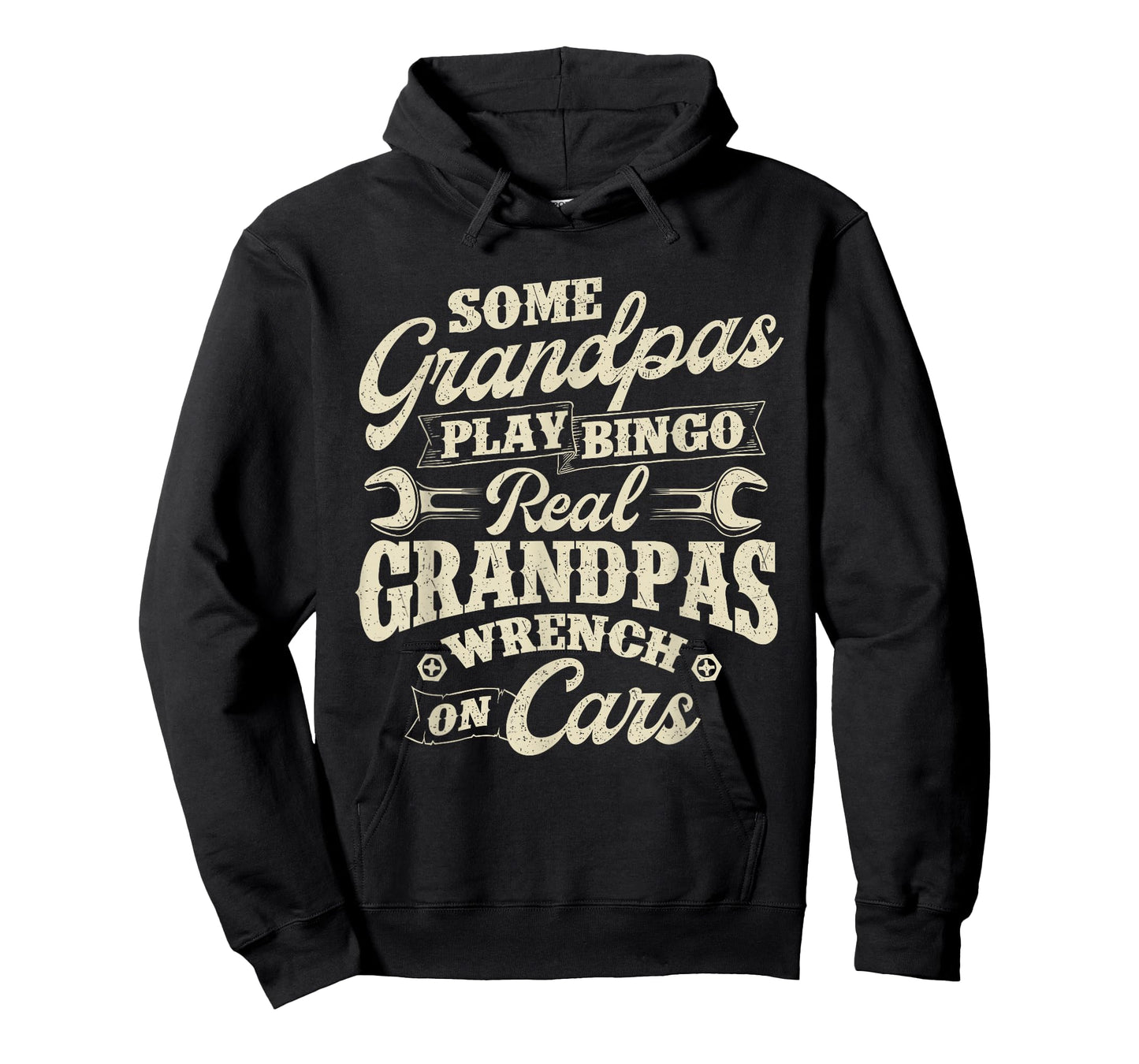 Some Grandpas Play Bingo Real Grandpas Wrench On Cars - Papa T-Shirt