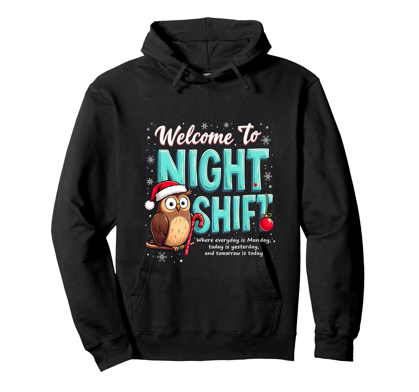 Funny Christmas Nurse ICU Santa Silent Night Groovy ER CNA T-Shirt