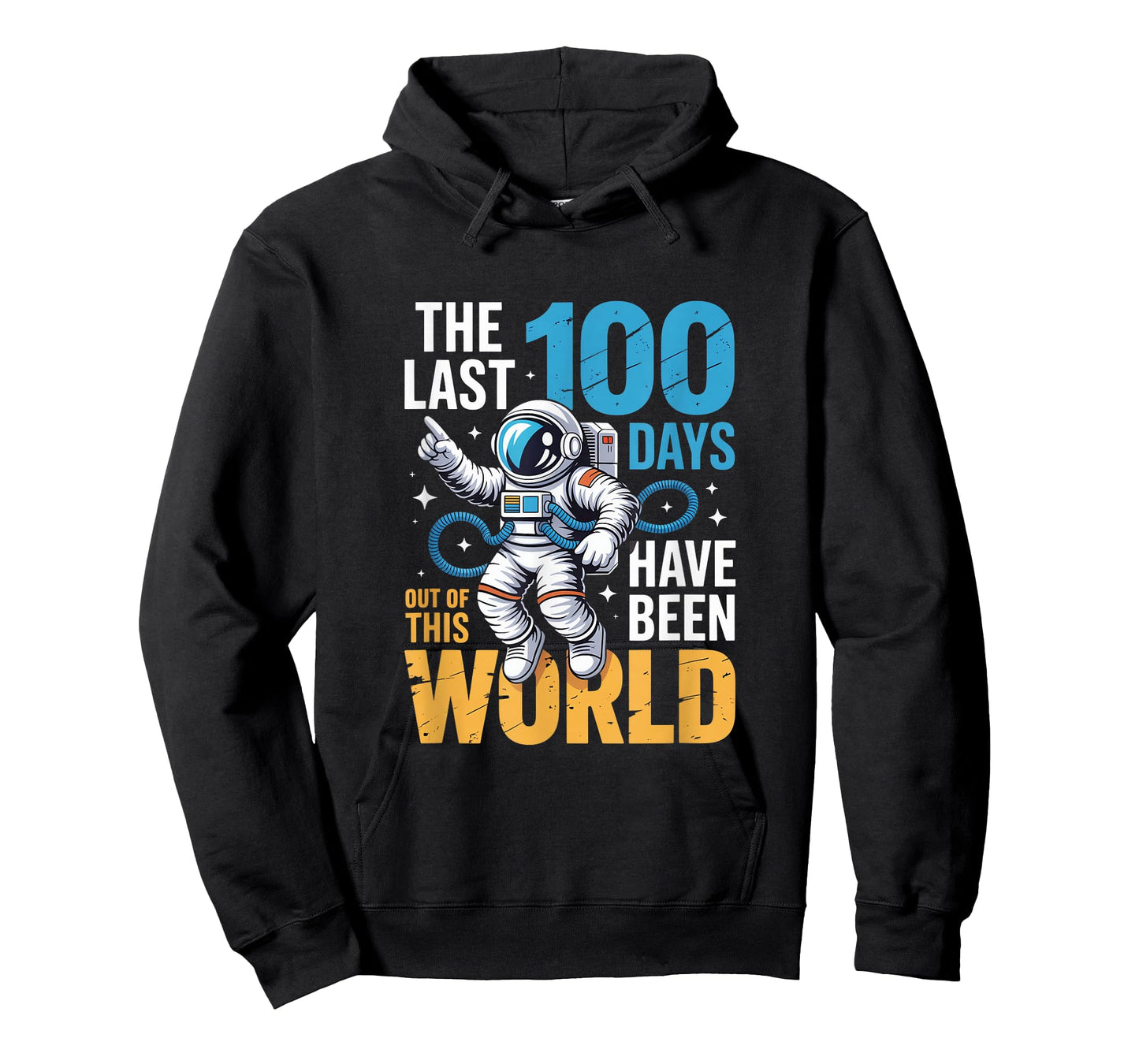 100 Days Out of This World 100th Day of School Boys Space T-Shirt