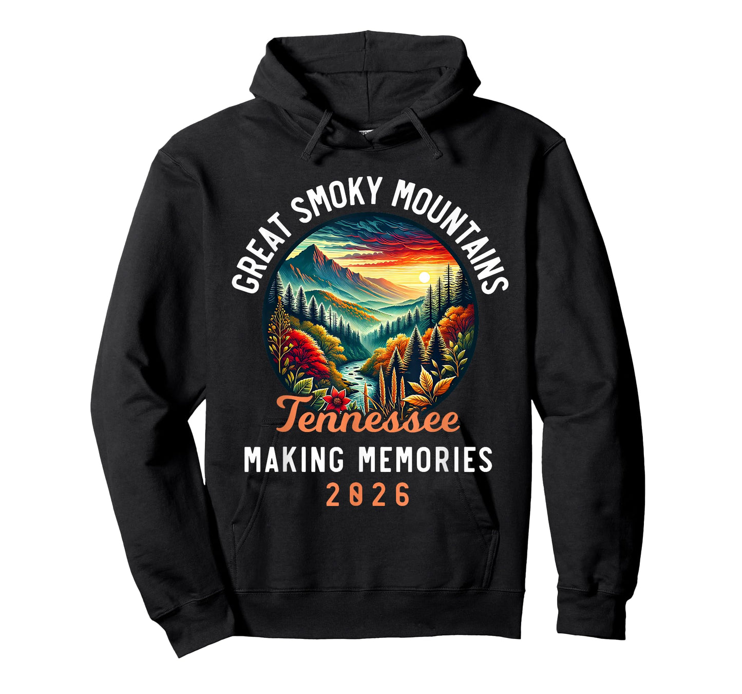 Great Smoky Mountains Tennessee 2026 Pigeon Forge, Vacation T-Shirt