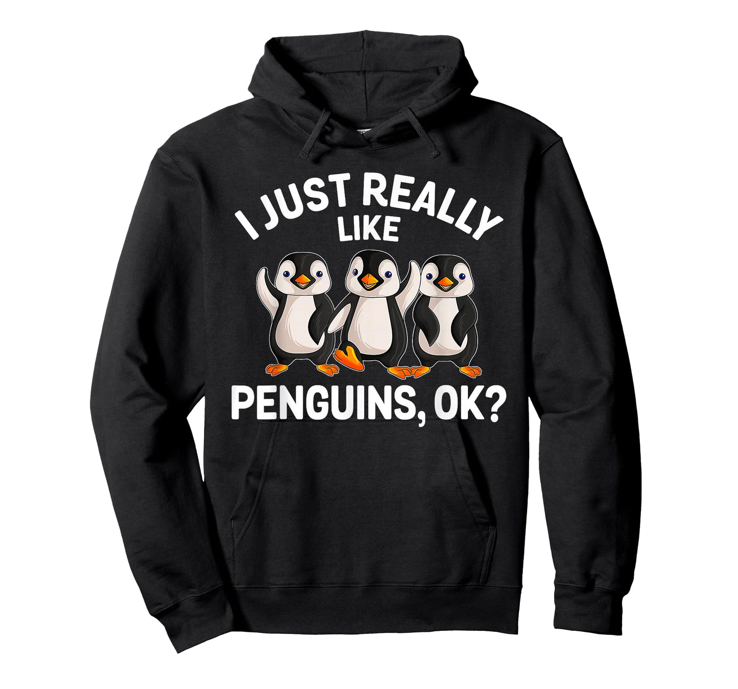 I Just Really Like Penguins OK Funny Penguin Lover T-Shirt