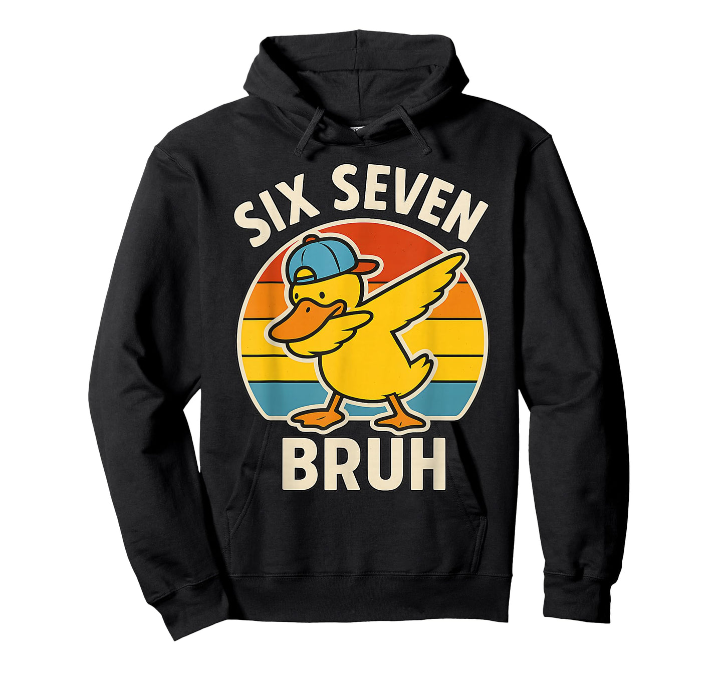 67 Meme 6 7 Bruh Duck Dabbing Six Seven Bruh Funny T-Shirt