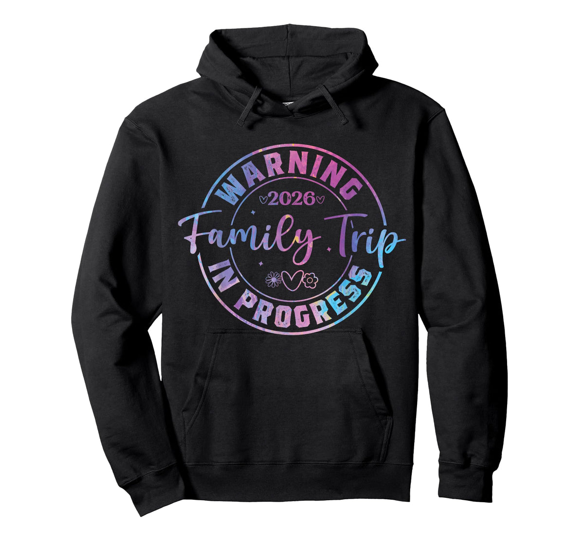 Warning Family Trip in Progress 2026 T-Shirt