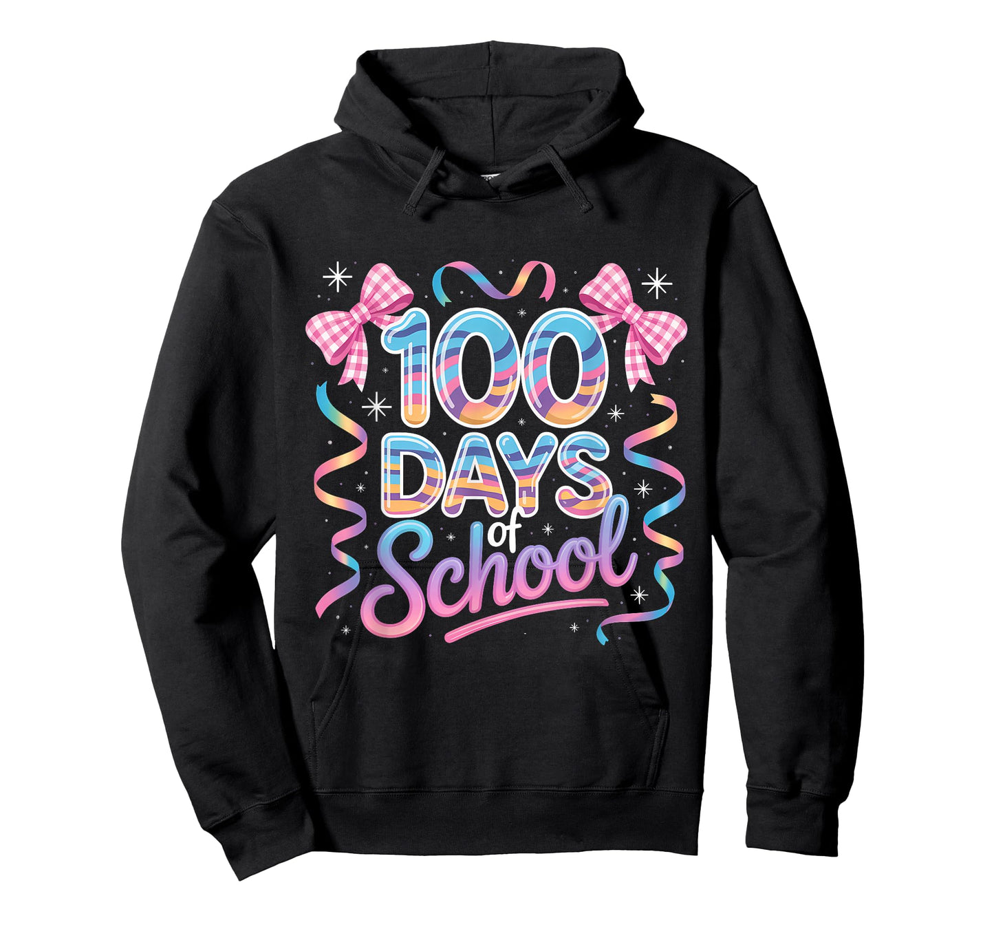 100th Day of School Coquette Bow 100 Days of School Teacher T-Shirt