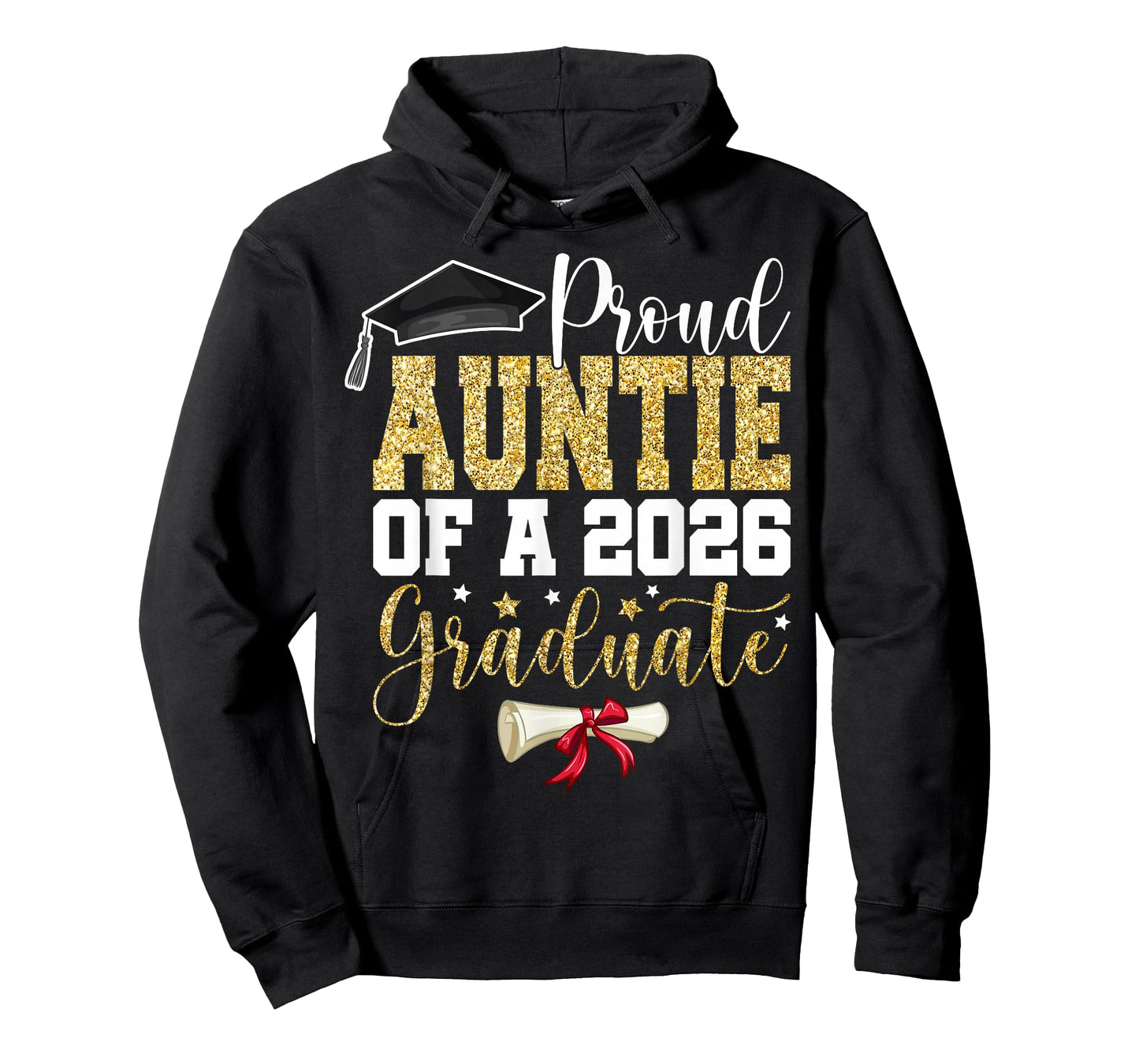 Proud Auntie of 2026 Senior Graduate Family Graduation 2026 T-Shirt