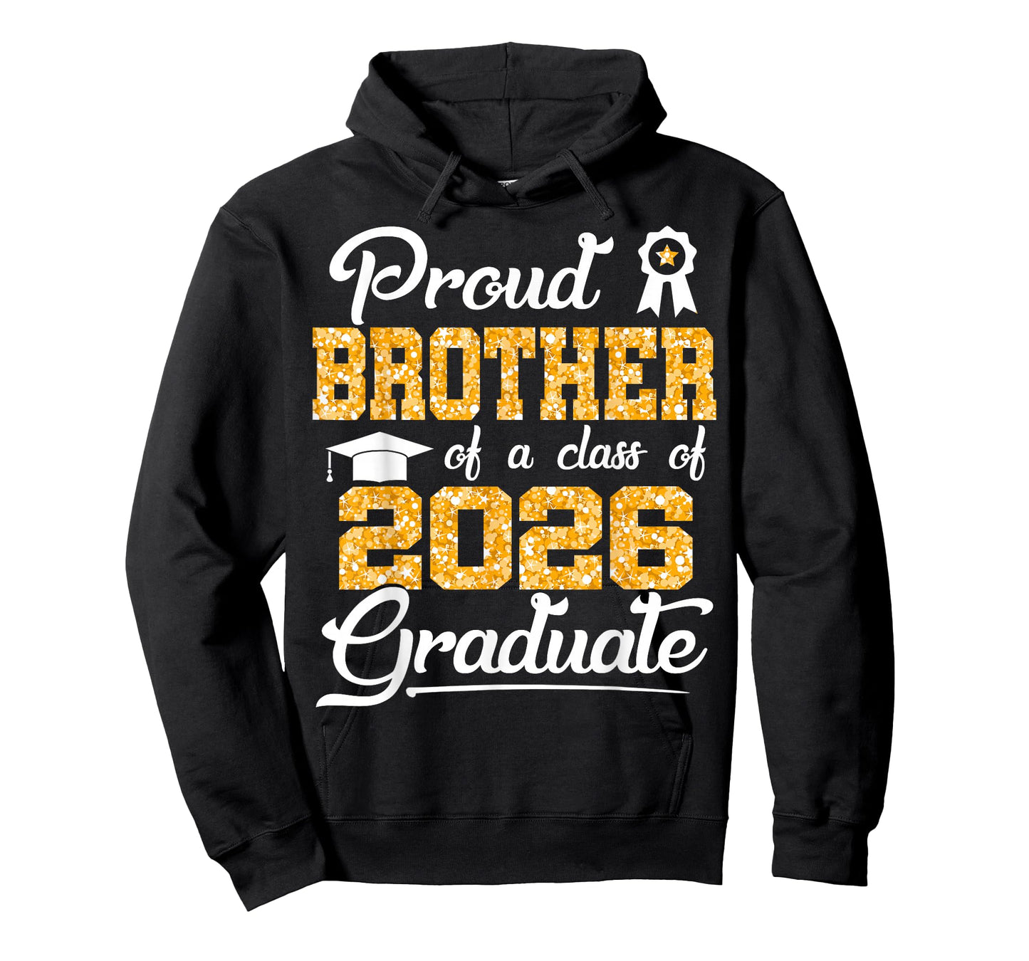 Proud Brother of a Class of 2026 Senior Funny Graduate 2026 T-Shirt