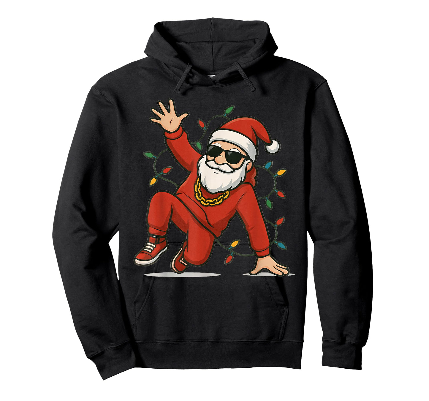 Dancing Hip Hop Santa Claus Xmas Christmas Party T-Shirt