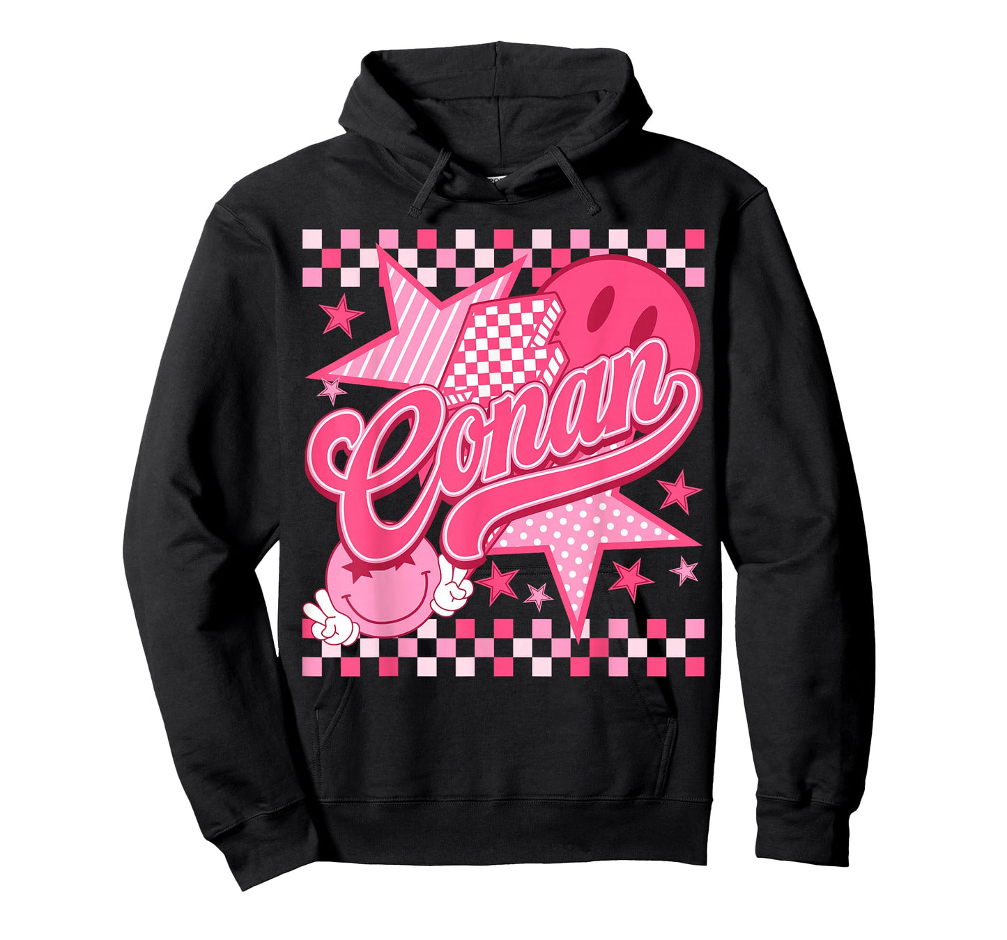 Girl Conan Groovy Retro First Name Personalized 80's T-Shirt