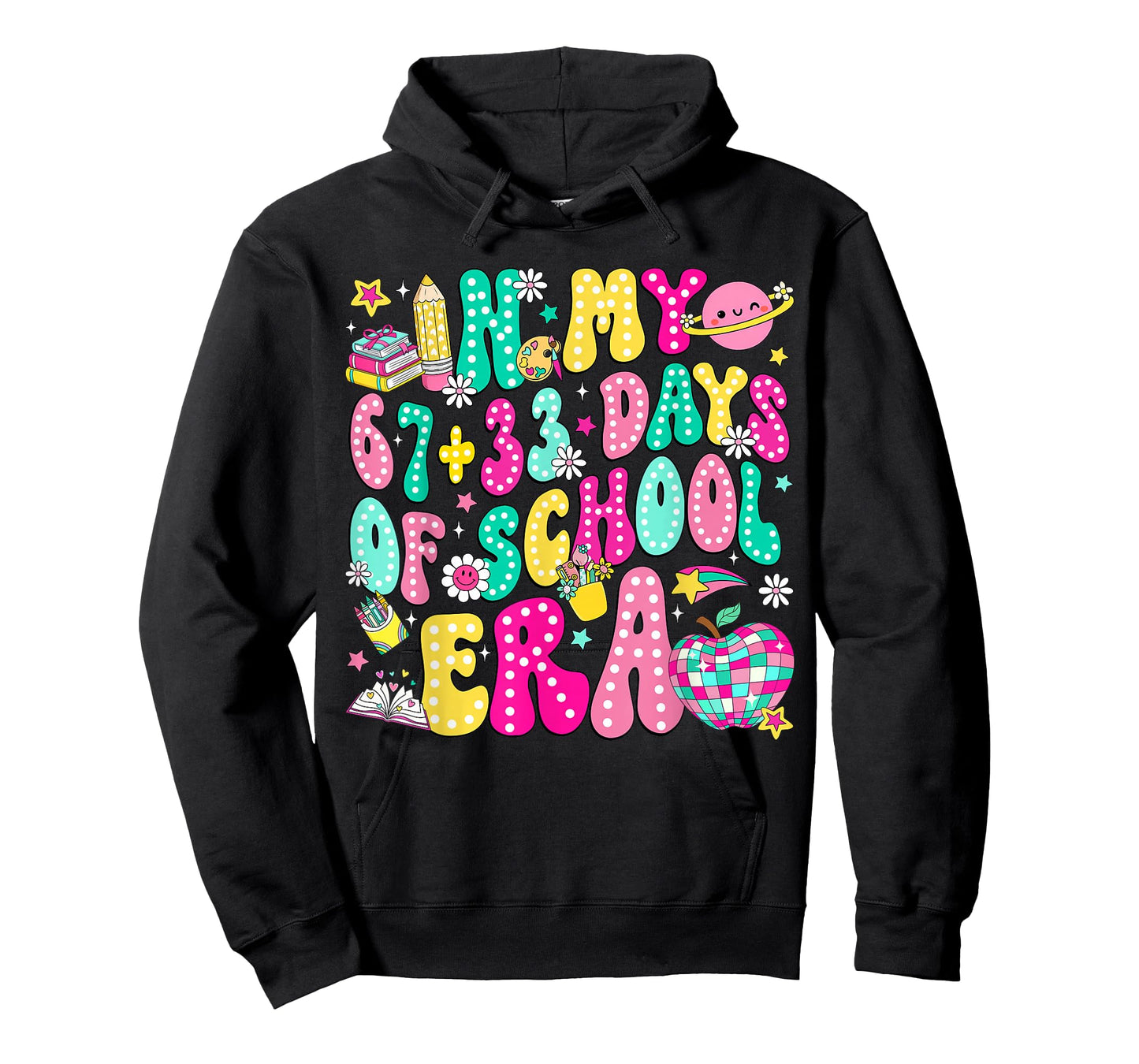 in My 67 33 Days of School Era 100 Days Smarter Teacher Kids T-Shirt