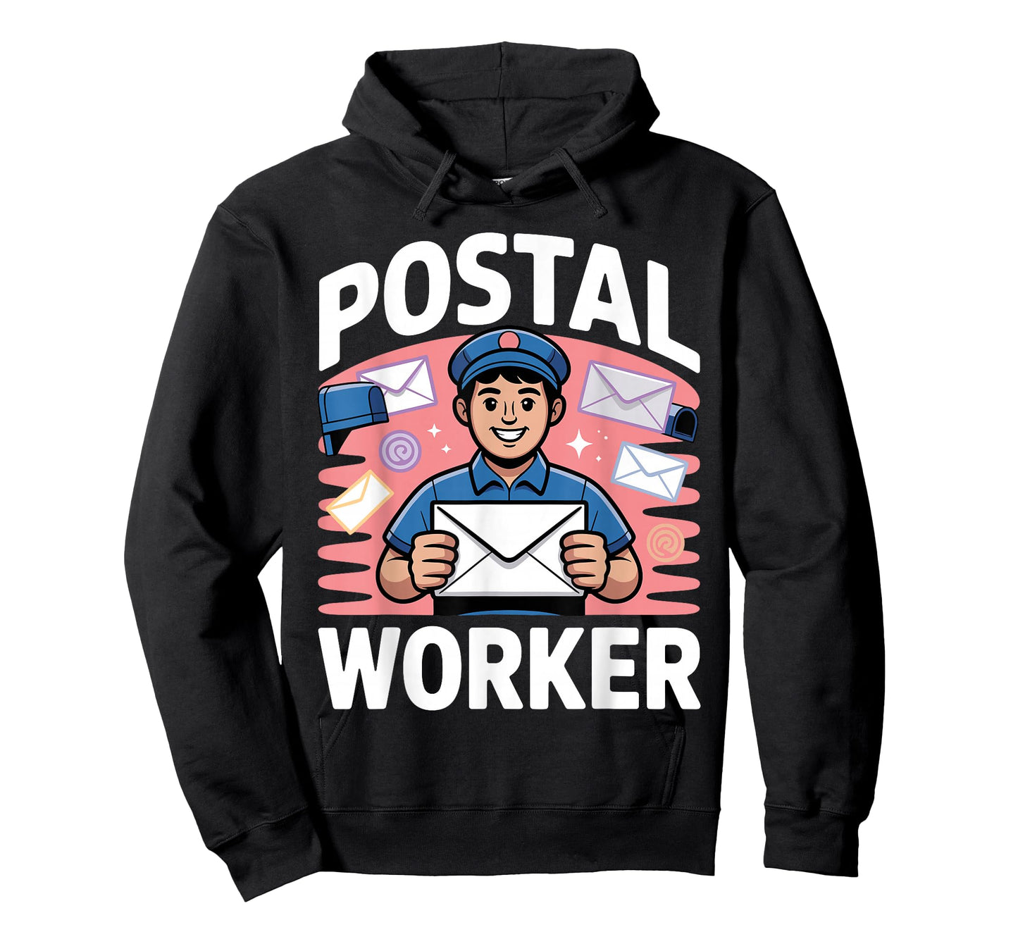 Funny Postal Worker Art for Men Women Mail Man Mail Carrier T-Shirt