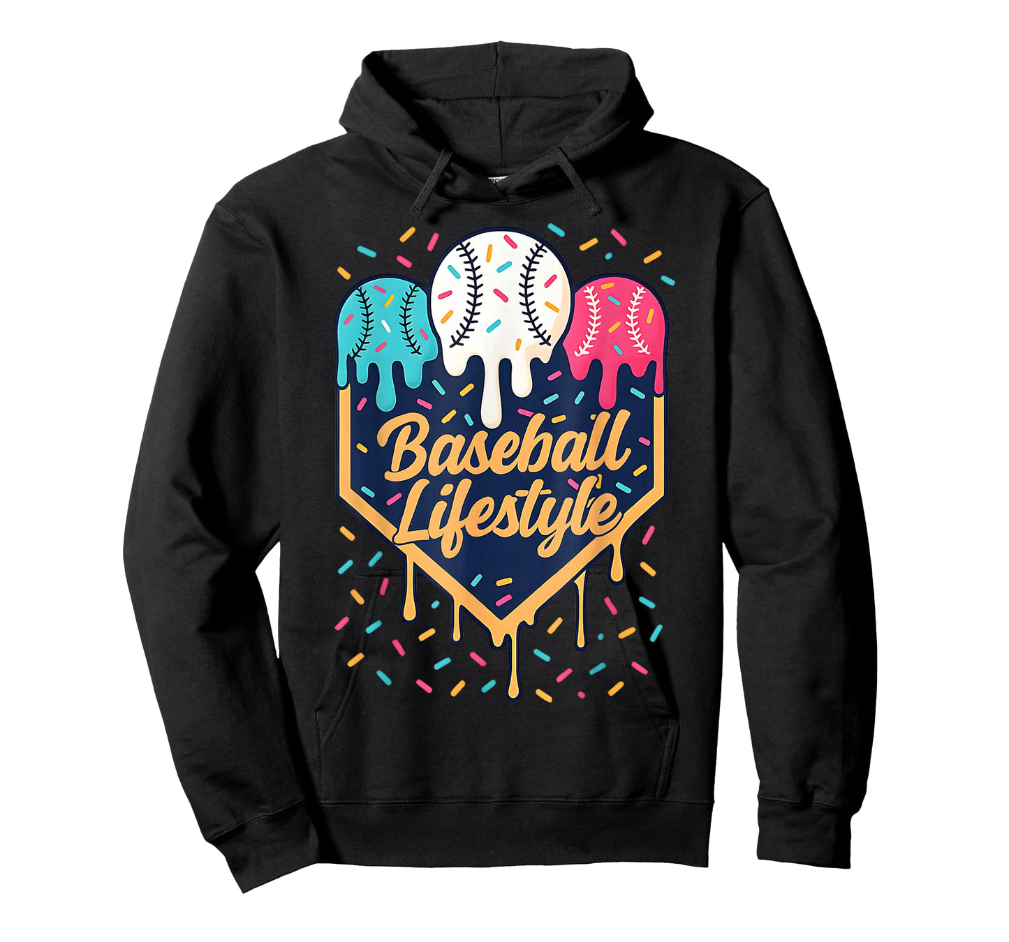 Baseball Life Style 101 Apparel Youth Drip Baseball Boys Kid T-Shirt