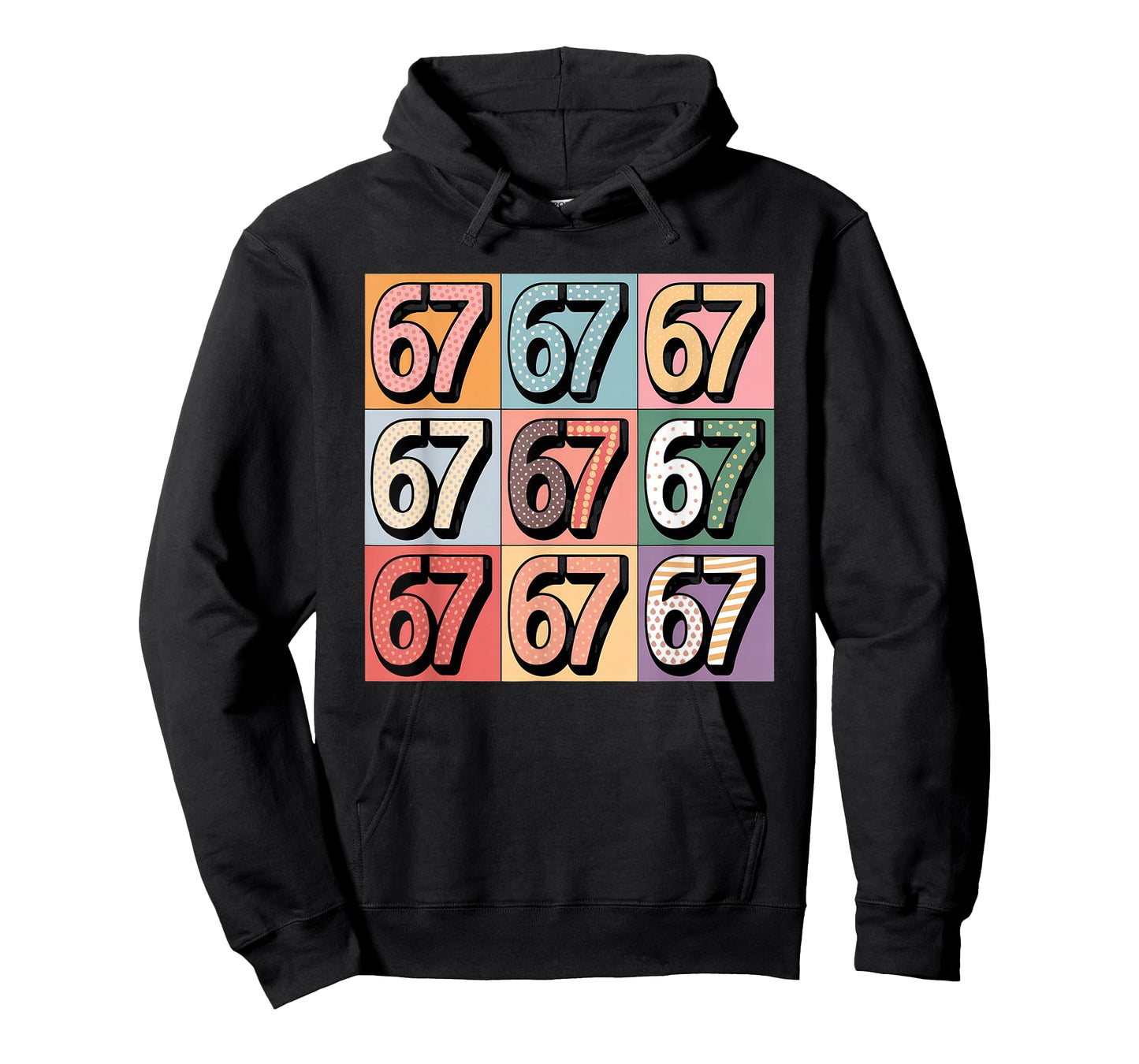 67 Tshirt Ice Cream Drip Meme Funny Six Seven Gen Alpha T-Shirt