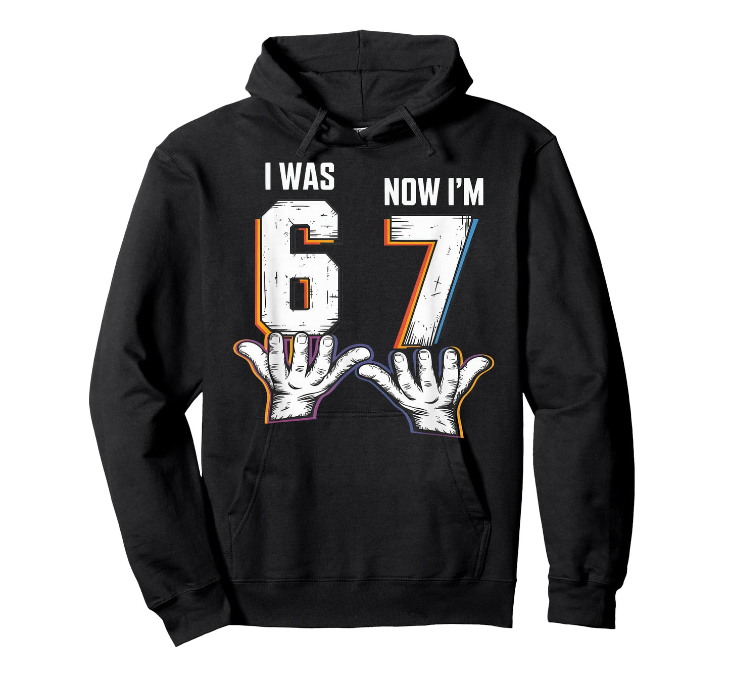 67 7th Birthday I was 6 Now I'm 7 T-Shirt