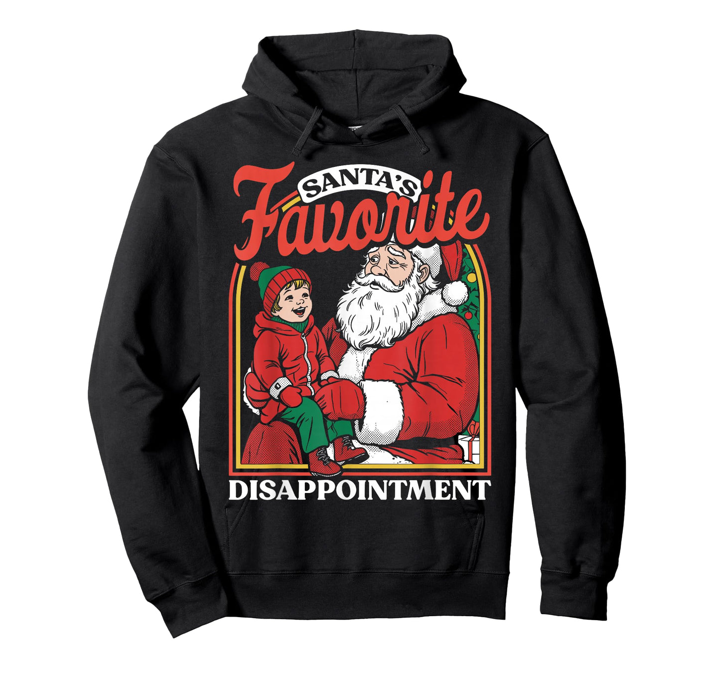 Santas Favorite Disappointment Funny Sarcastic Christmas T-Shirt