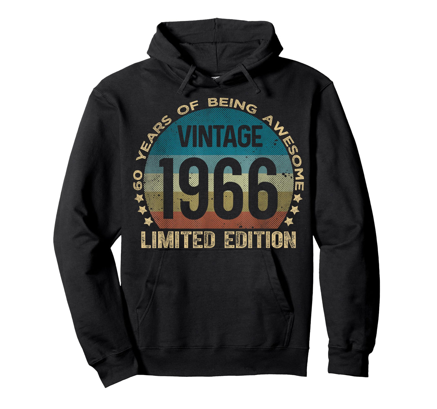 60 Year Old Gifts Vintage 1966 Limited Edition 60th Birthday T-Shirt