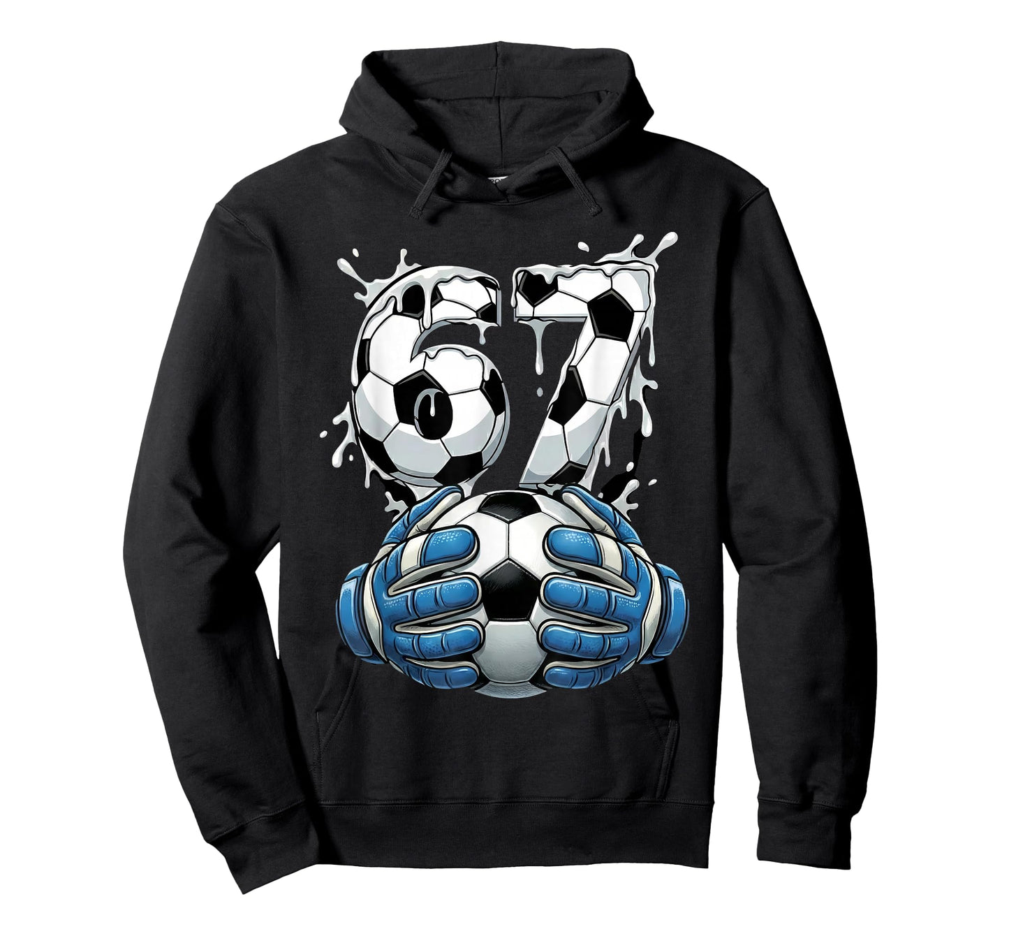 Soccer Drip Number 67 Boys Soccer Goalkeeper 67 T-Shirt