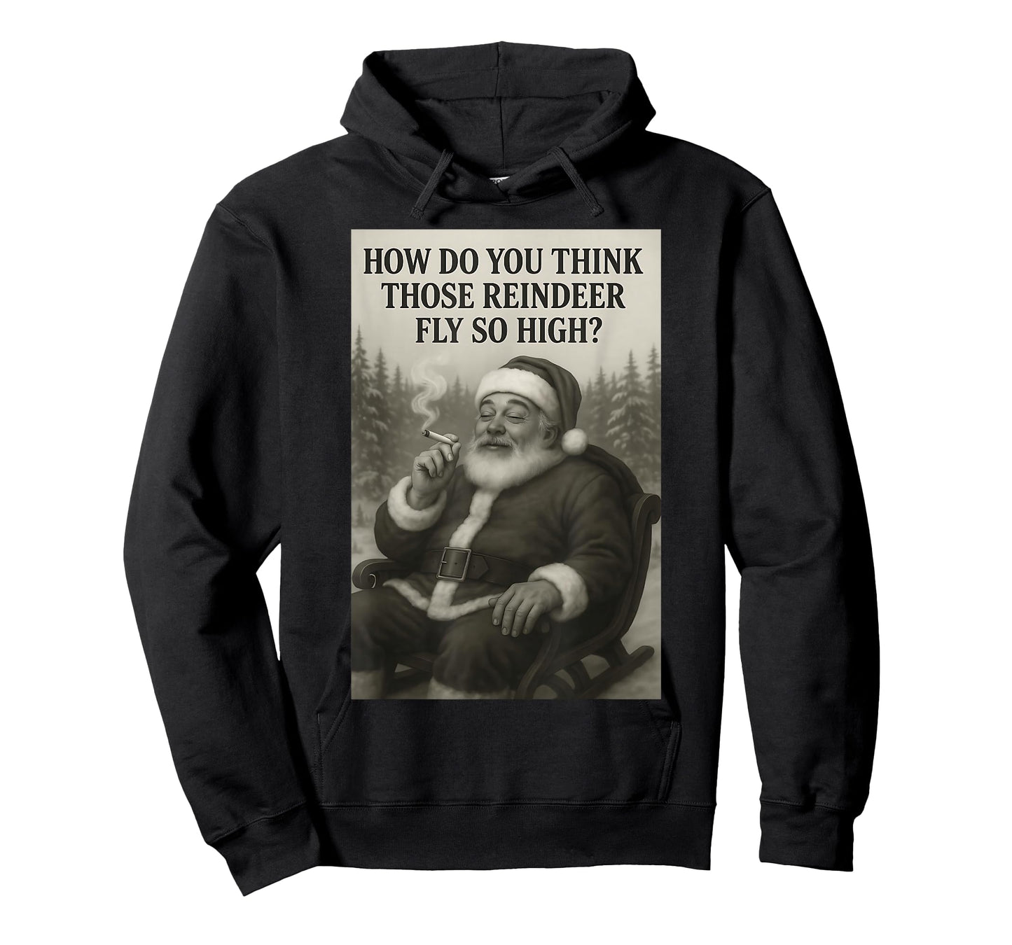 Cool Santa Claus Smoking Weed Marijuana 420 Christmas Quote T-Shirt