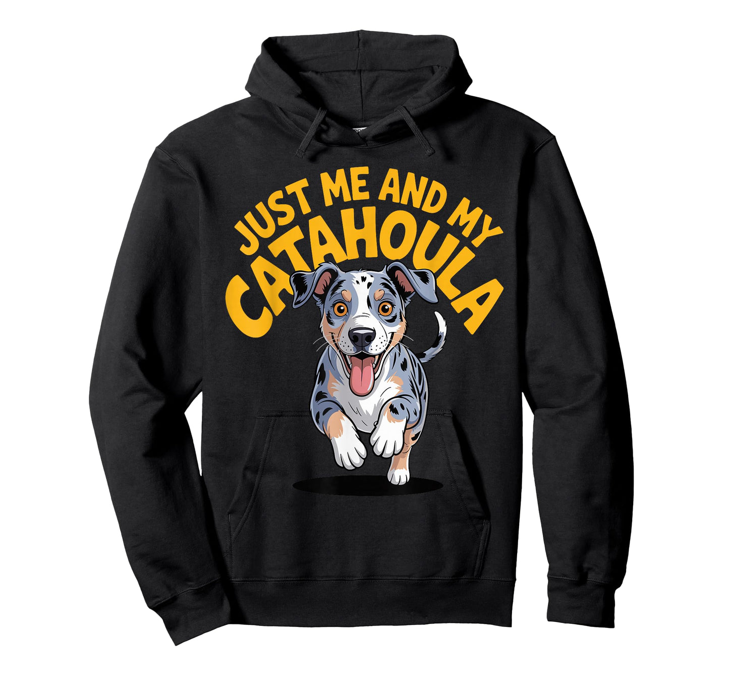 Cute Cartoon Pet Breed Leopard Dog Just me and My Catahoula T-Shirt