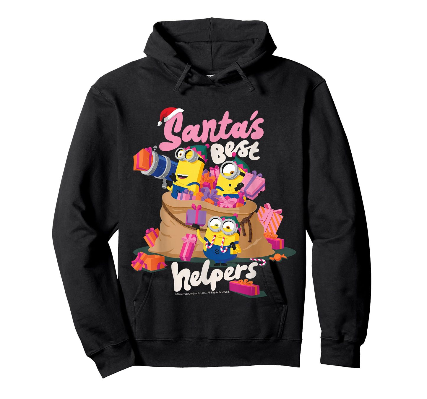 Santa's Best Helpers Minions Christmas Fun T-Shirt