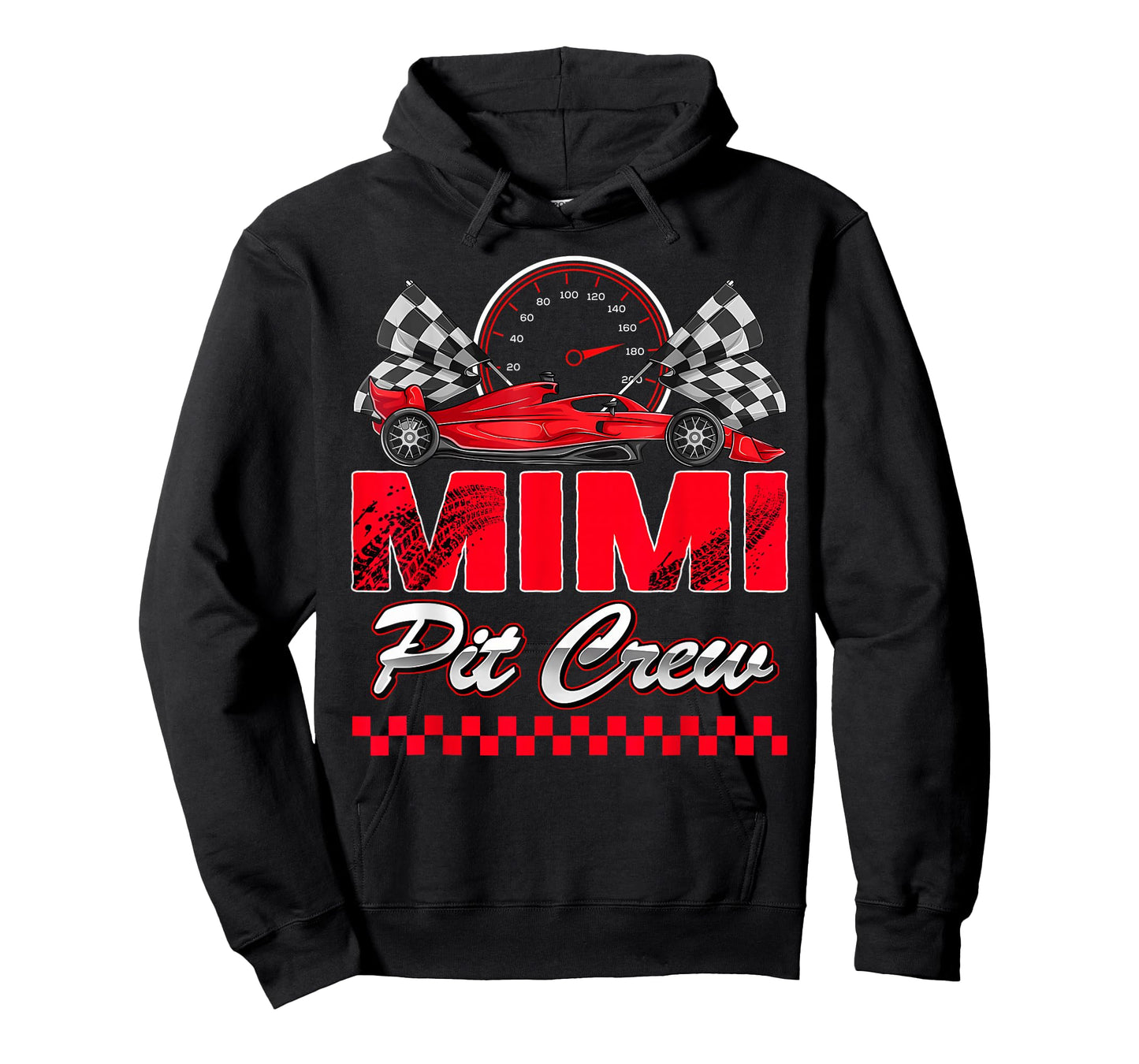 Mimi Pit Crew Racing Family Race Car Birthday Boy T-Shirt