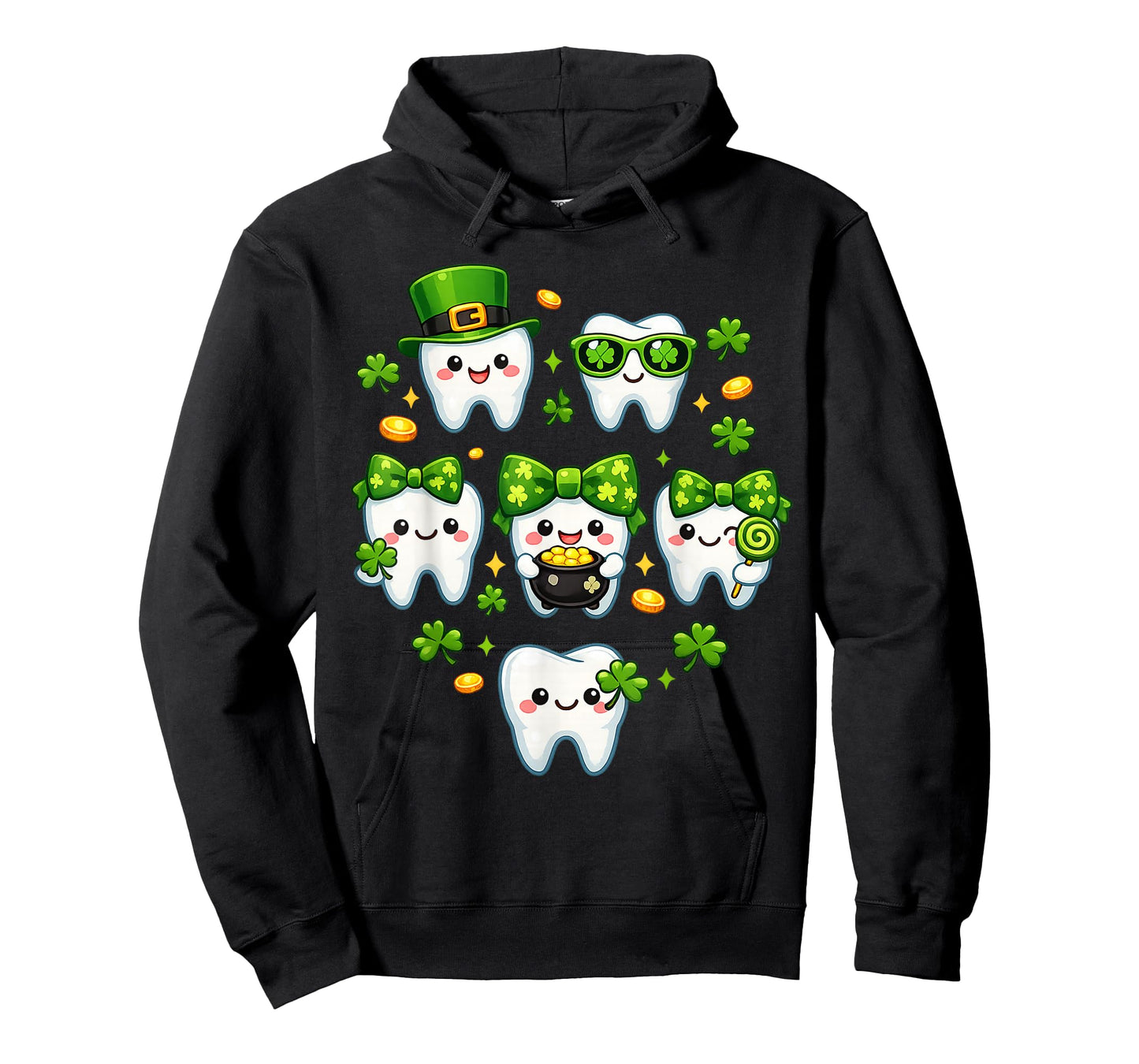 Funny St Patrick Tooth Cute Irish Dental Assistant T-Shirt