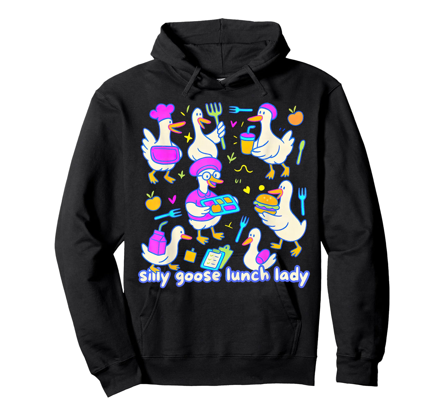 Silly Goose Lunch Lady School Cafeteria Crew Appreciation T-Shirt
