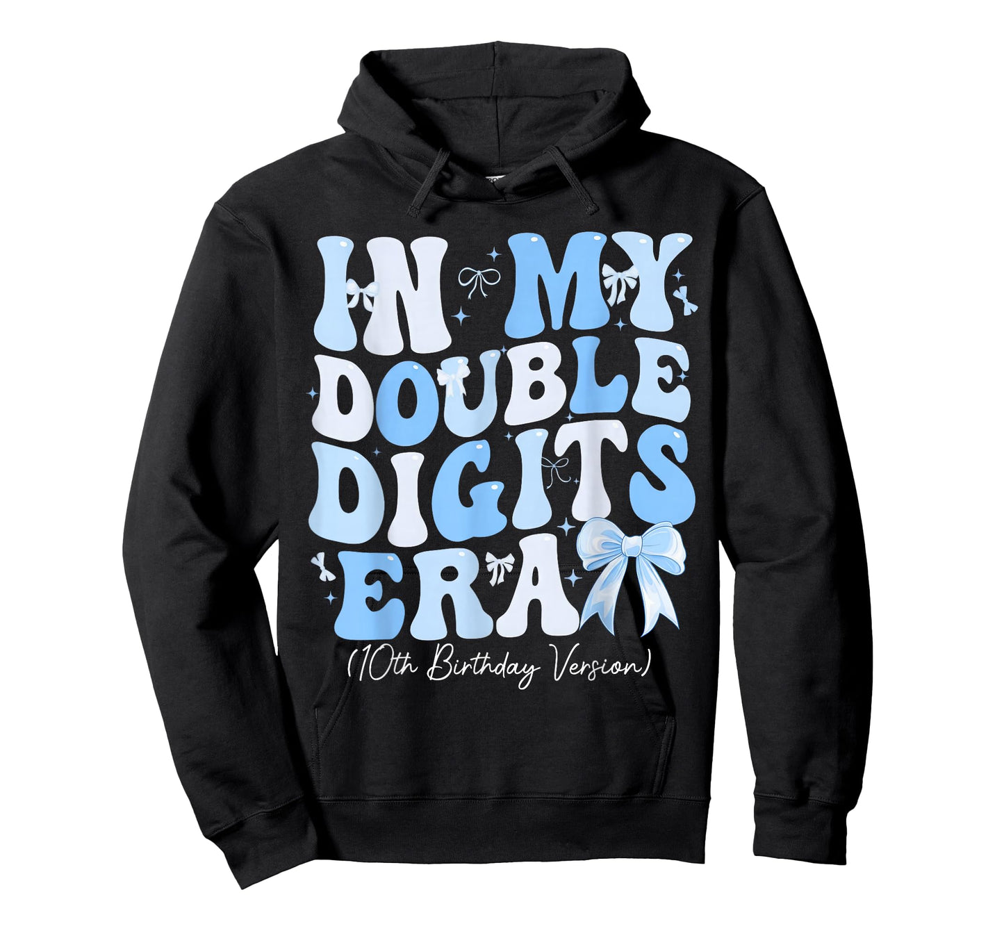 Groovy in My Double Digits Era 10th Birthday Coquette Bow T-Shirt
