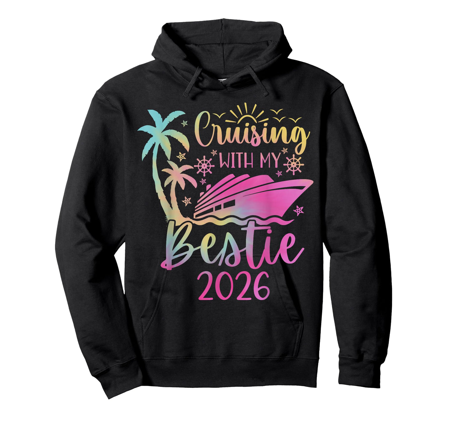 Besties Cruise Trip Matching Cruising with My Bestie 2026 T-Shirt