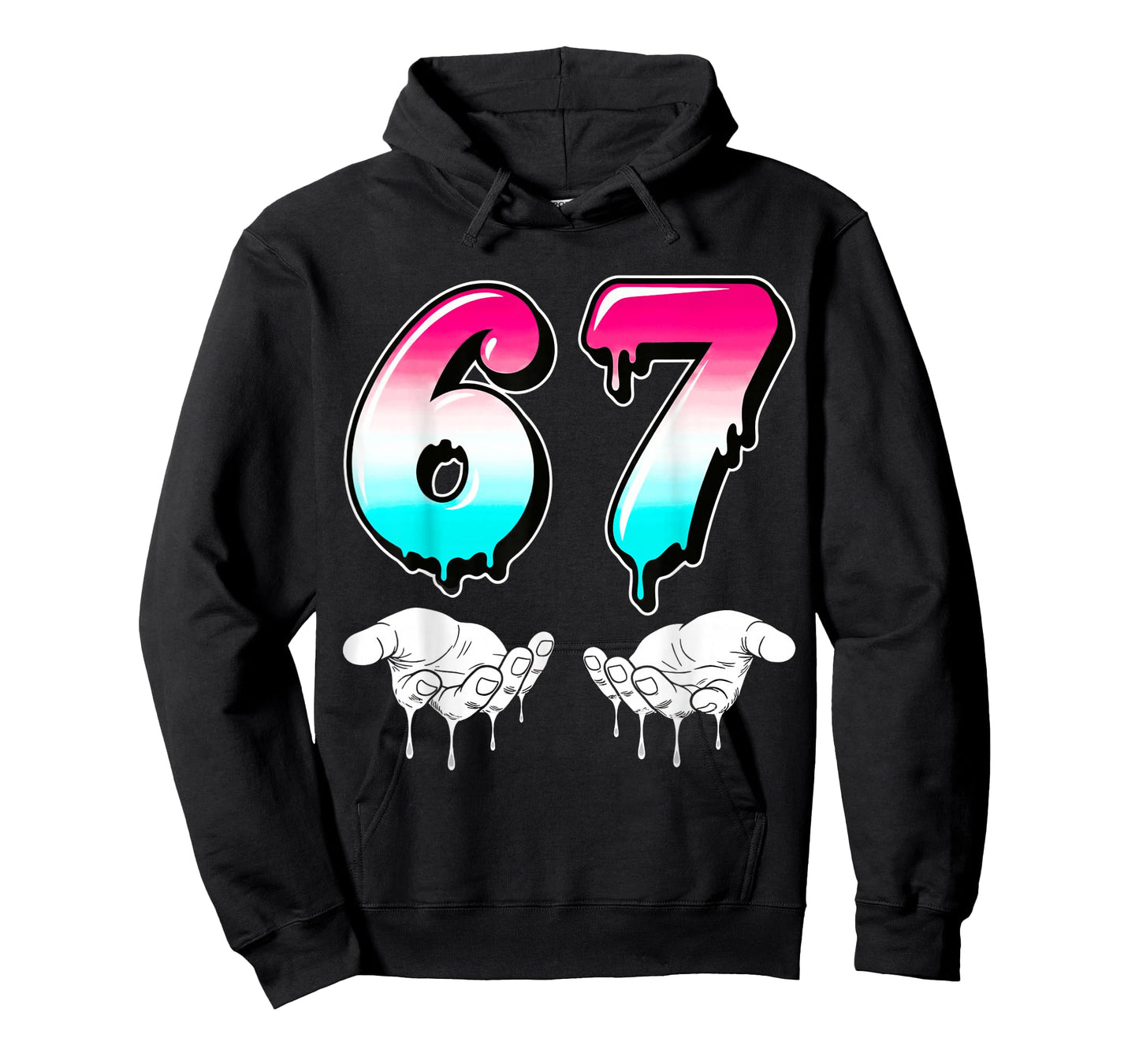 Cool Six Seven 6 7 Meme Gen Alpha Slang Costume Matching T-Shirt