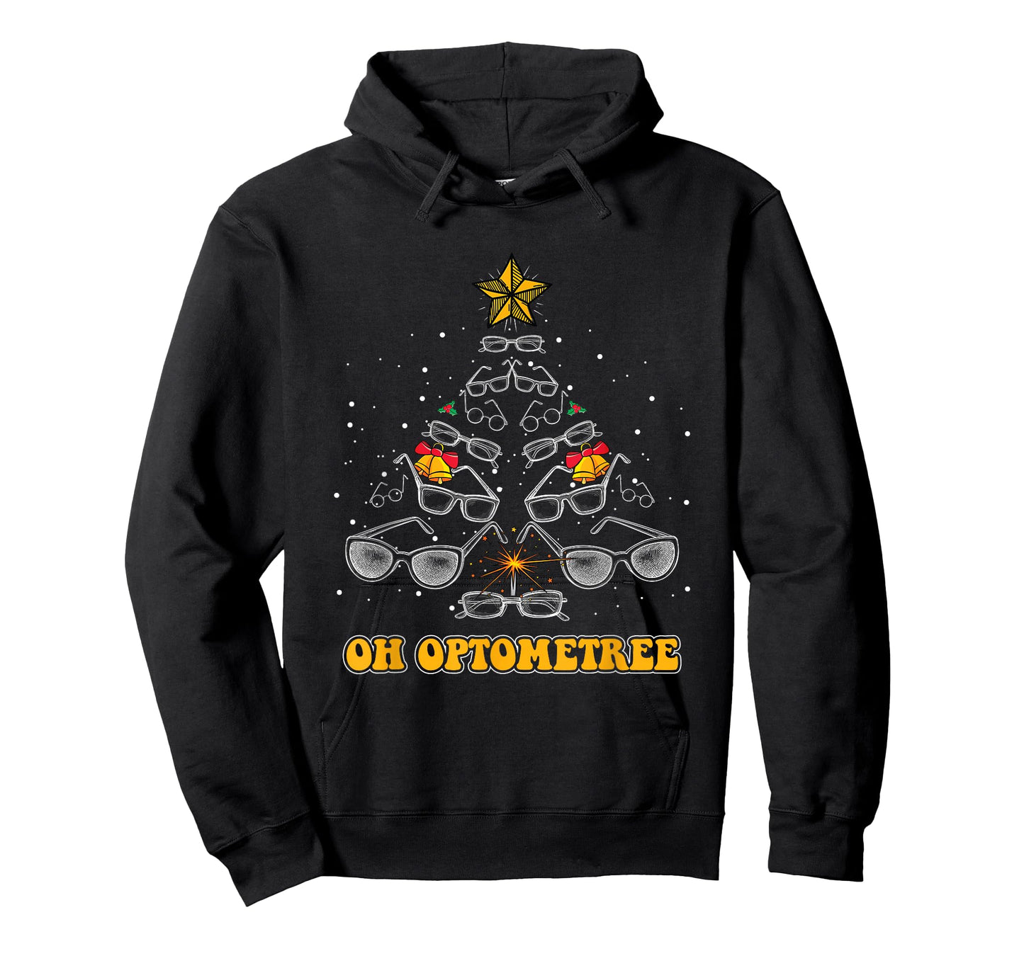 Oh Optometree Xmas Tree Ornaments Christmas Optometrist T-Shirt
