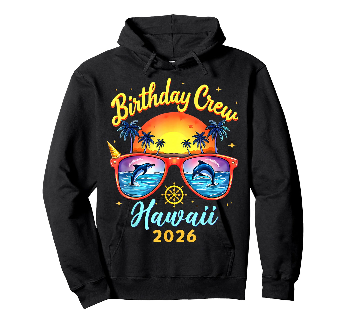 Birthday Crew Vacation Hawaii 2026 Cruise Summer Birthday T-Shirt