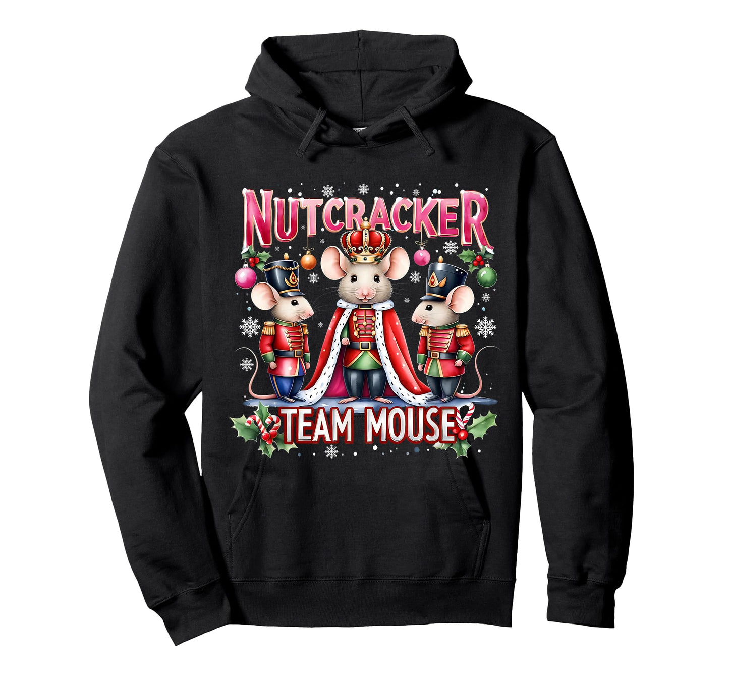 Nutcracker Team Mouse Cute Christmas Design T-Shirt