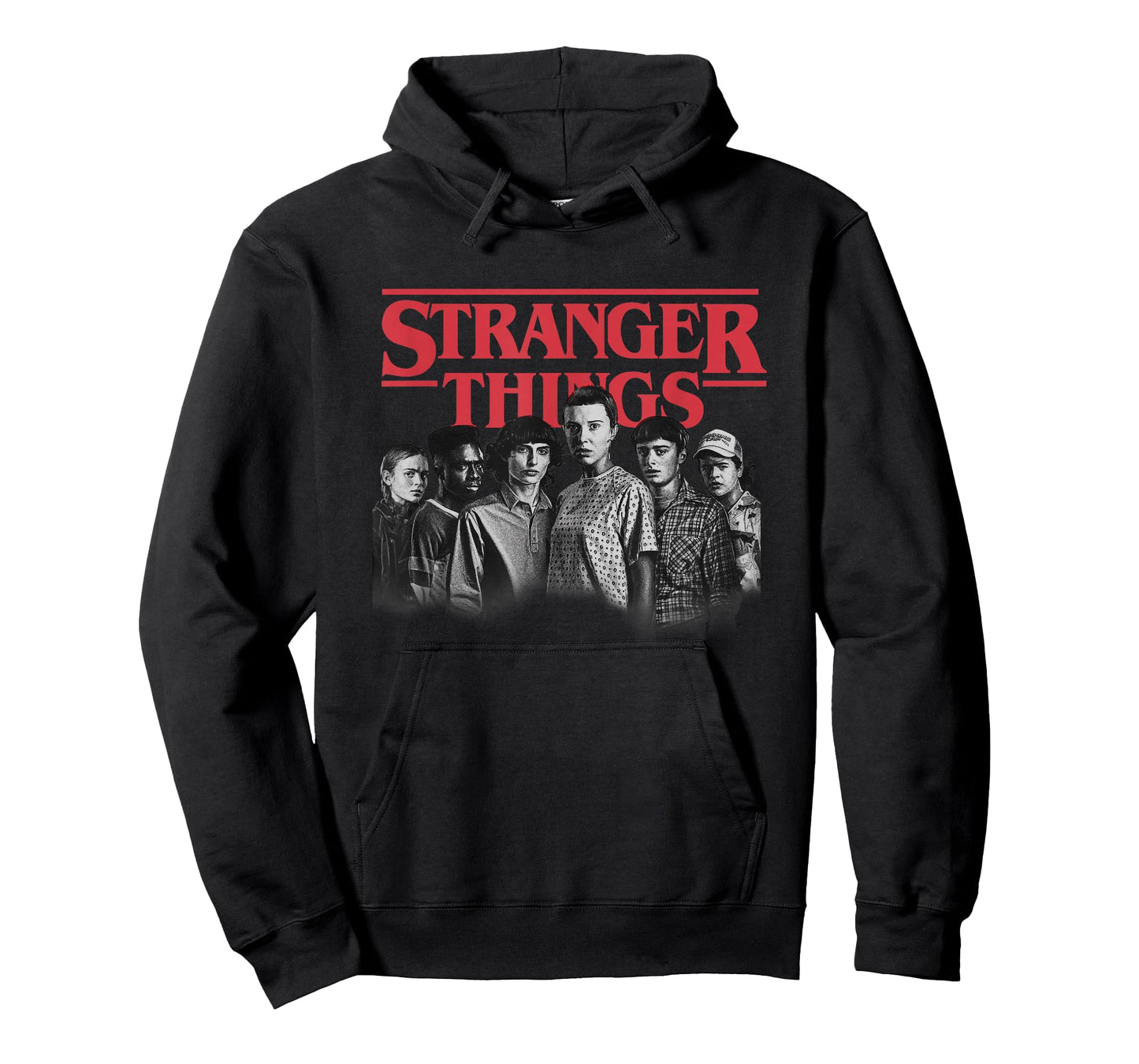 Stranger Things Eleven and Friends Cast Poster T-Shirt
