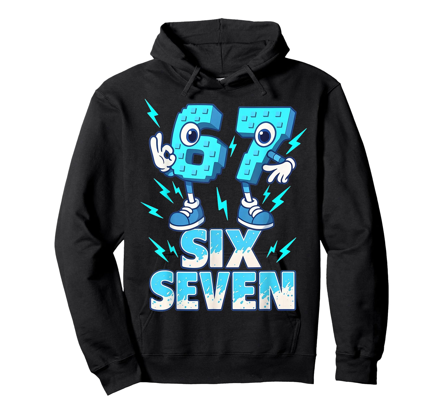 Six Seven 67 Meme Brainrot Gift for Youth Kids Boy Girl T-Shirt