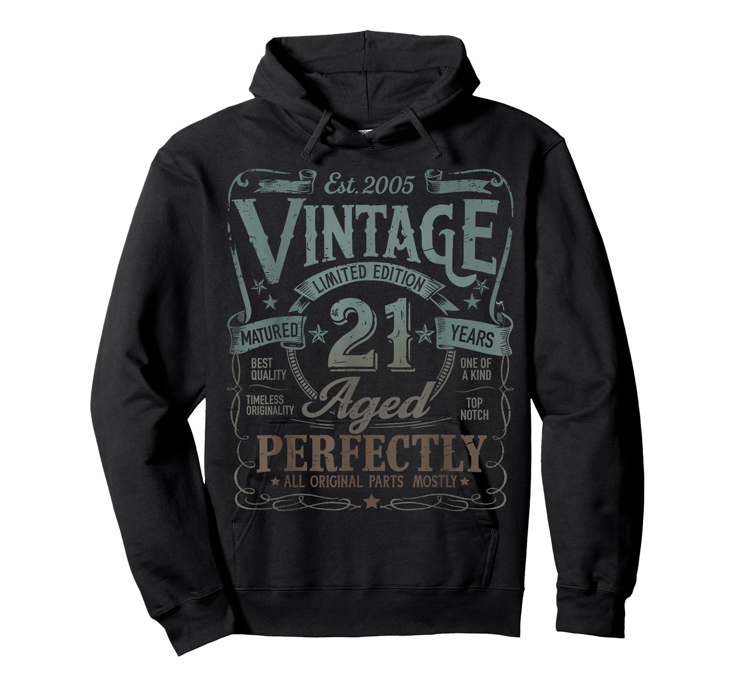 Vintage 2005 Limited Edition 21st Birthday 21 Years Old T-Shirt