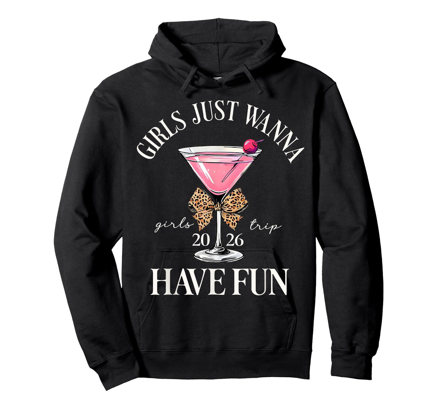 Girl's Trip 2026 Drinking Party Girls Just Wanna Have Fun T-Shirt