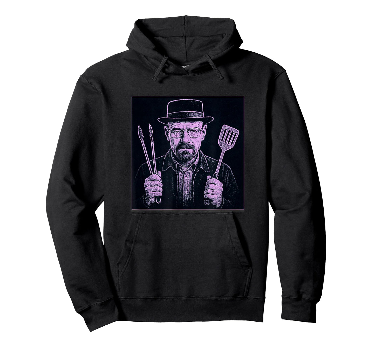 Grill Science Master Cook with Hat, Tongs & Spatula T-Shirt